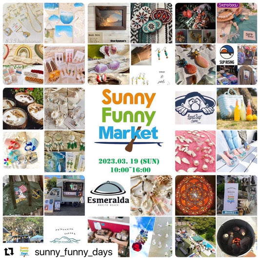 2023年3月19日(日)sunny funny market出店のお知らせ