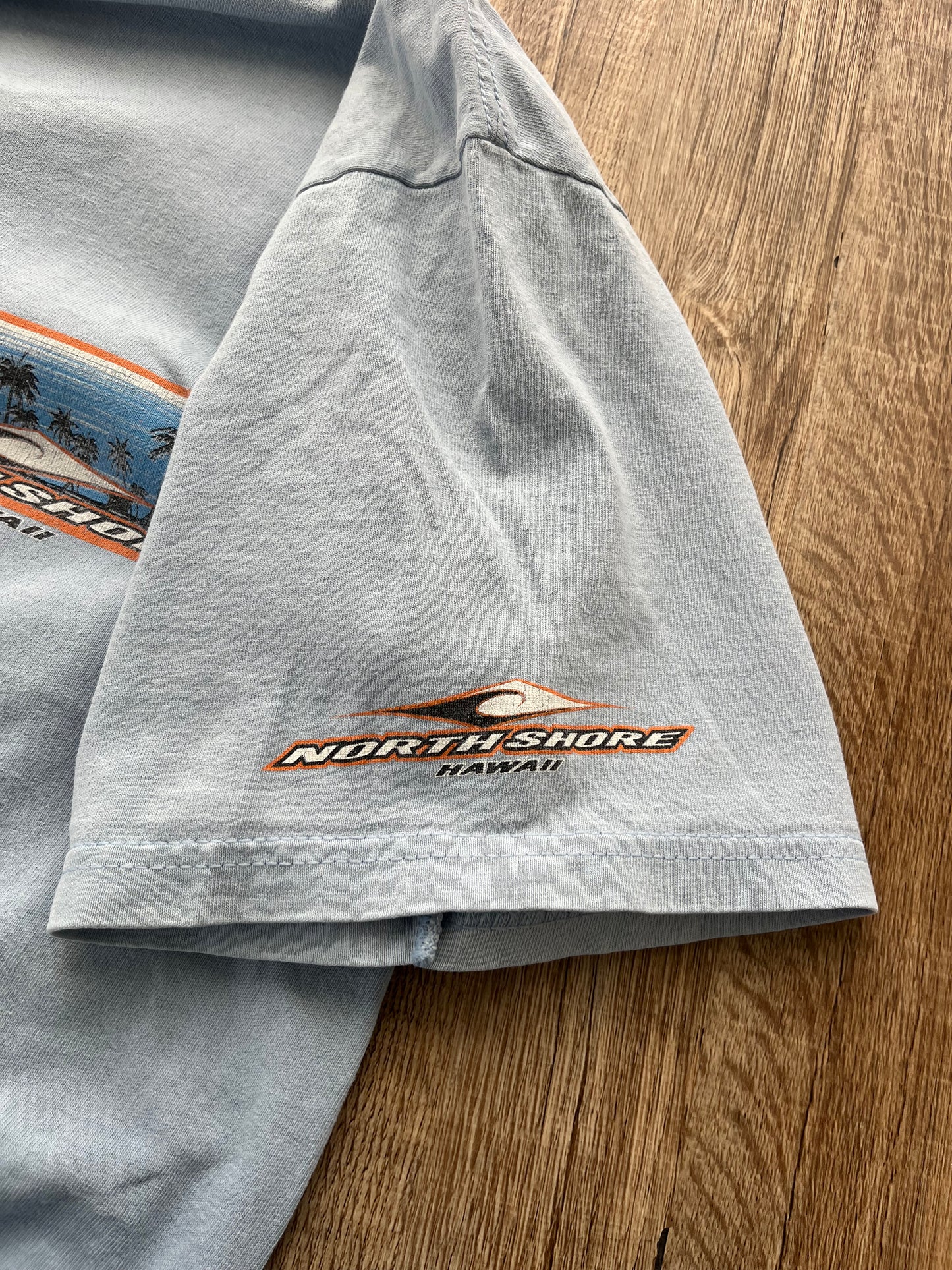 00's NORTH SHOREE HAWAII Souvenir T-shirt (men's L)