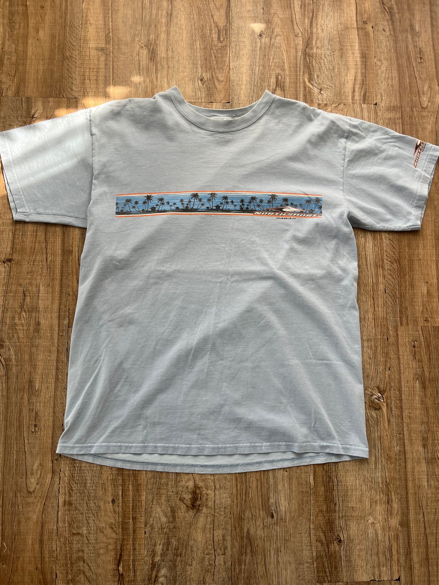 00's NORTH SHOREE HAWAII Souvenir T-shirt (men's L)