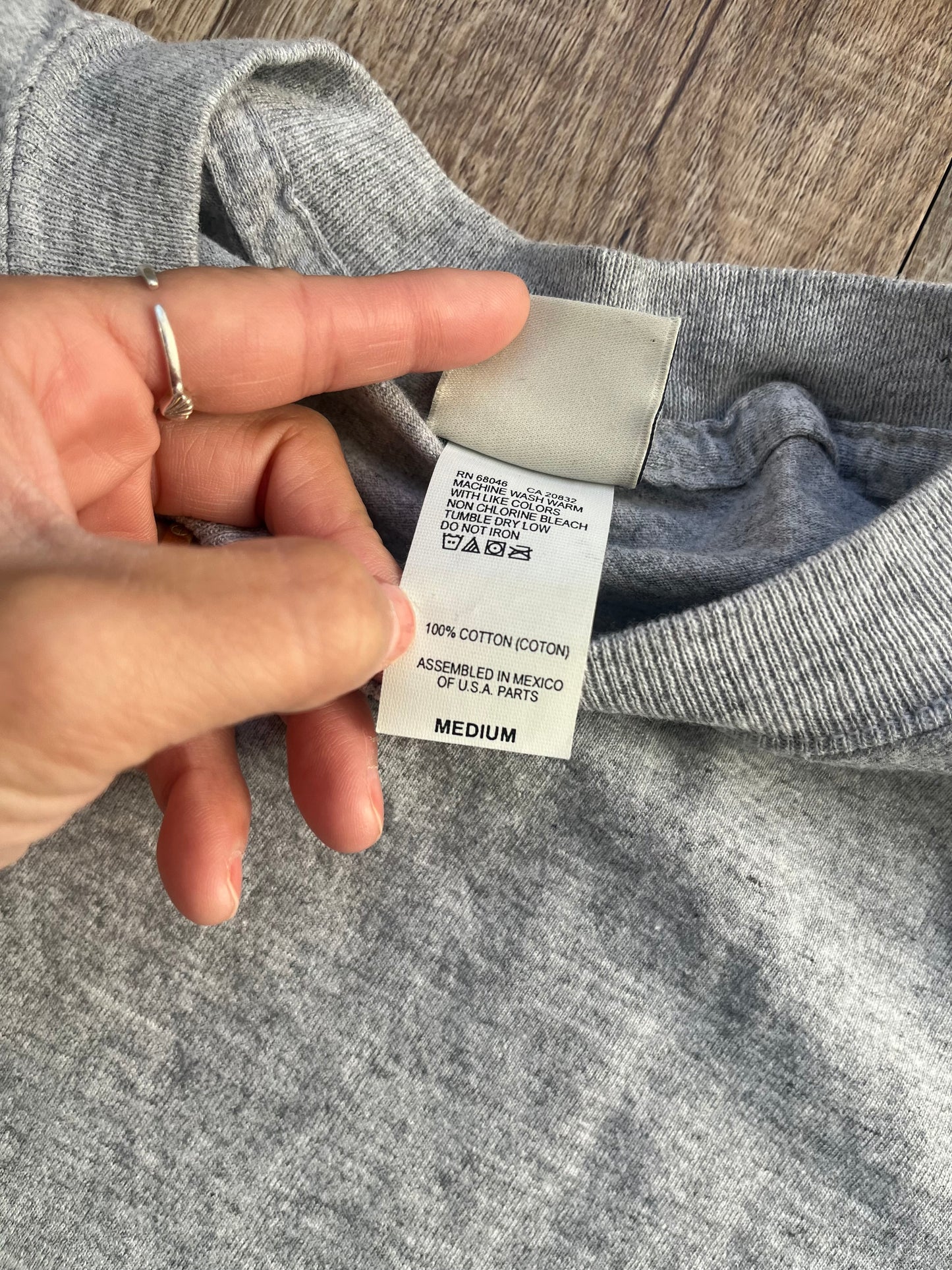 【Solitude】00's Y2K surf the waterman series nat young gray T-shirt (men's M) ※カードあり
