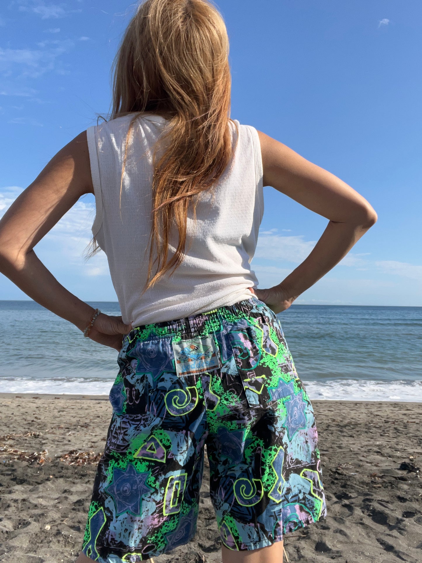 【vintage】goddess beach shorts (men's M)