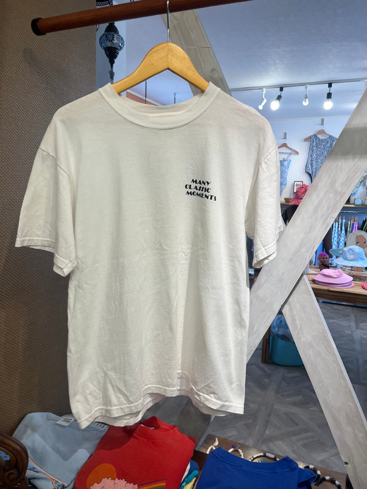 00's MANY CLASSIC MOMENTS Surf T-shirt (men's M)