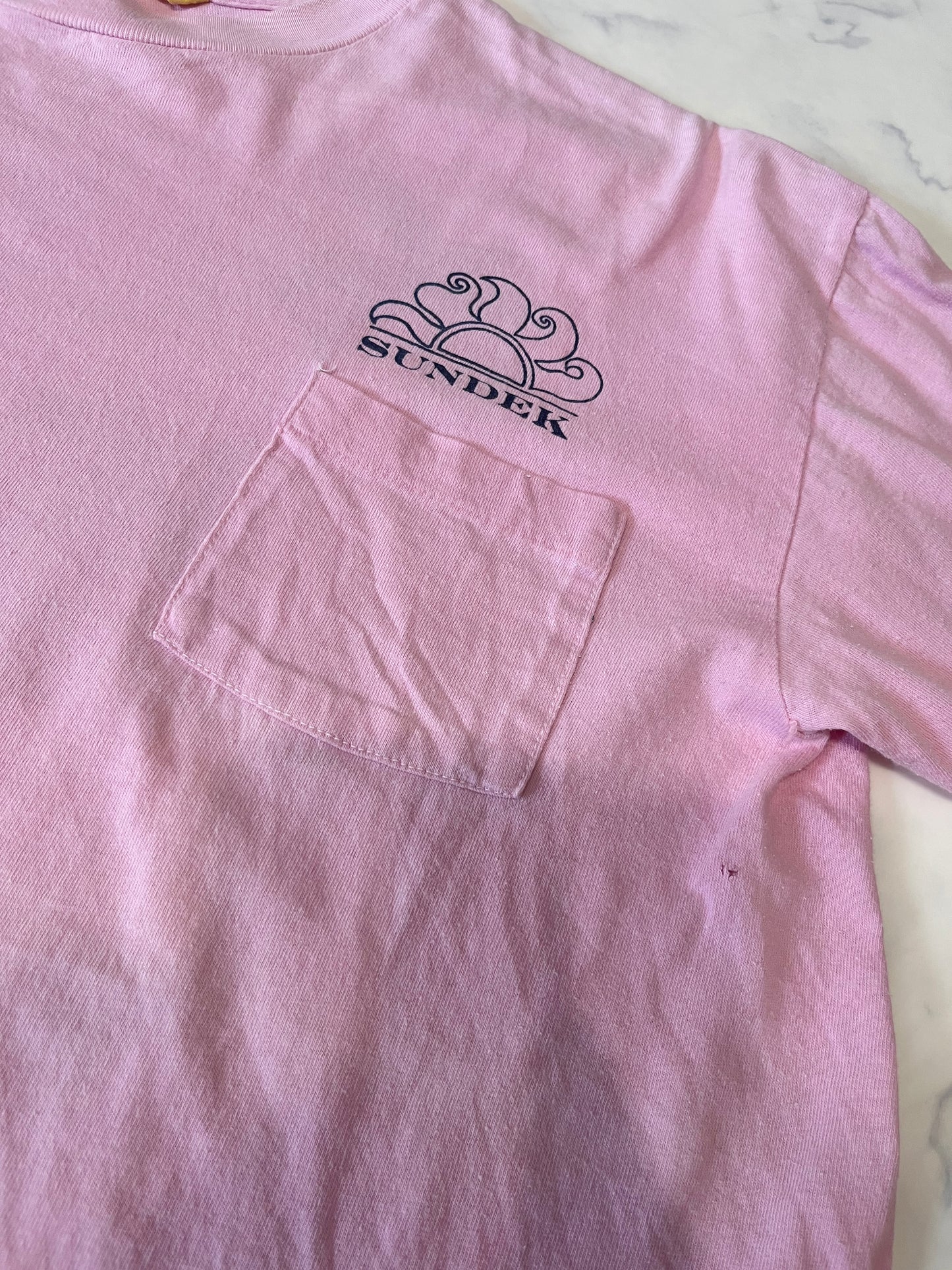 80's SUNDEK Long sleeve Pocket T-shirt (men's L)