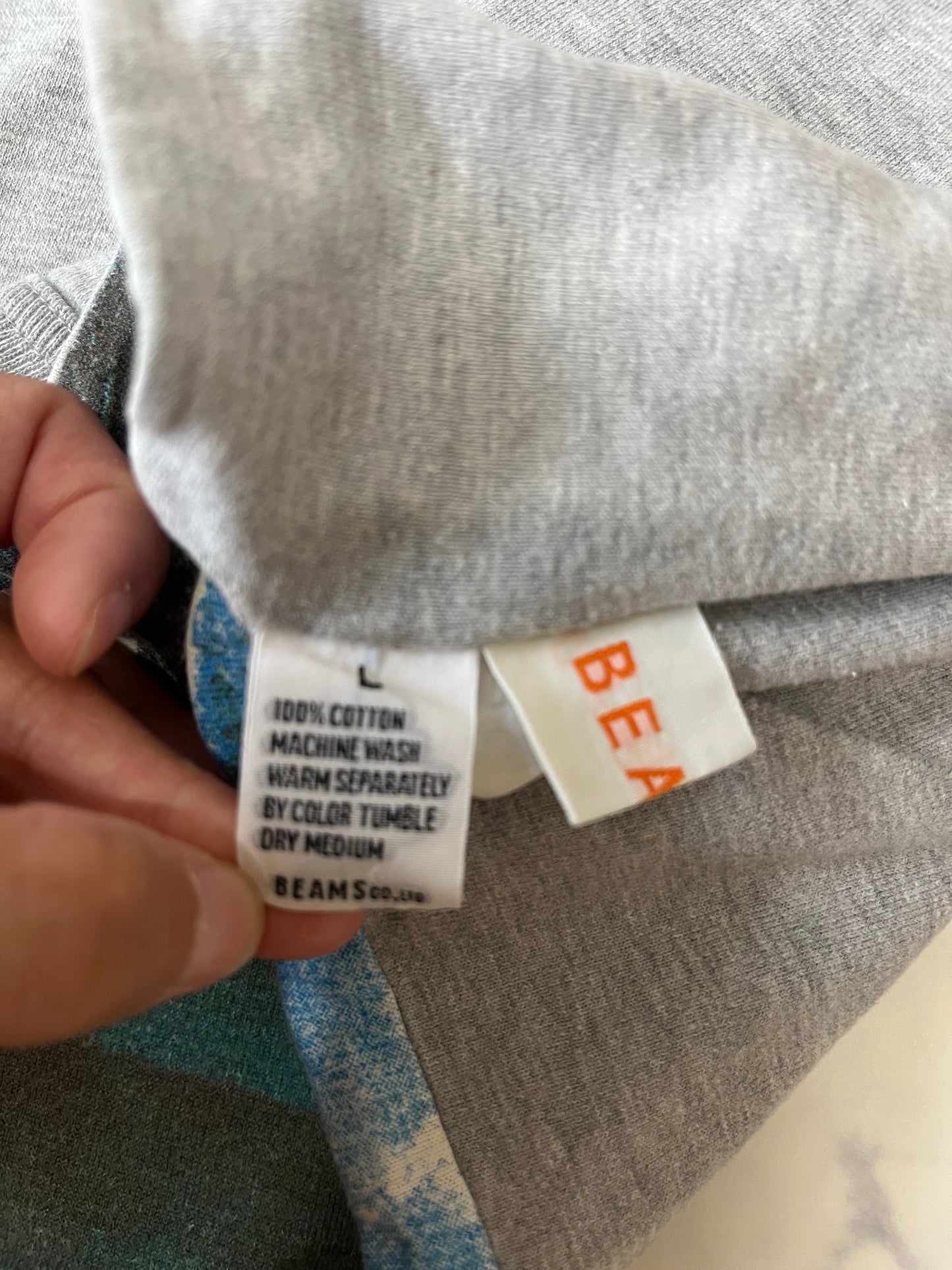 90's Beams reversible Long sleeve shirt (men's L)