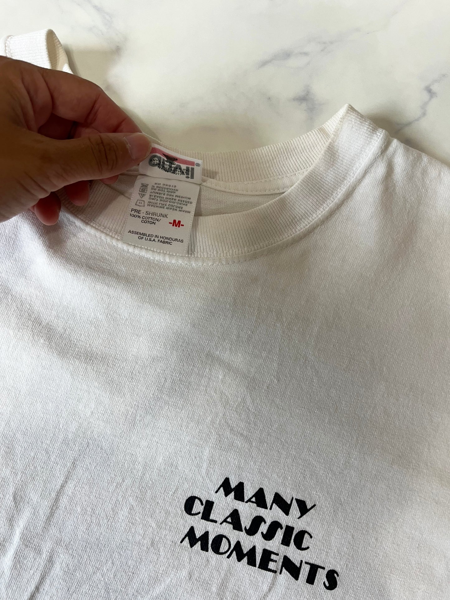 00's MANY CLASSIC MOMENTS Surf T-shirt (men's M)