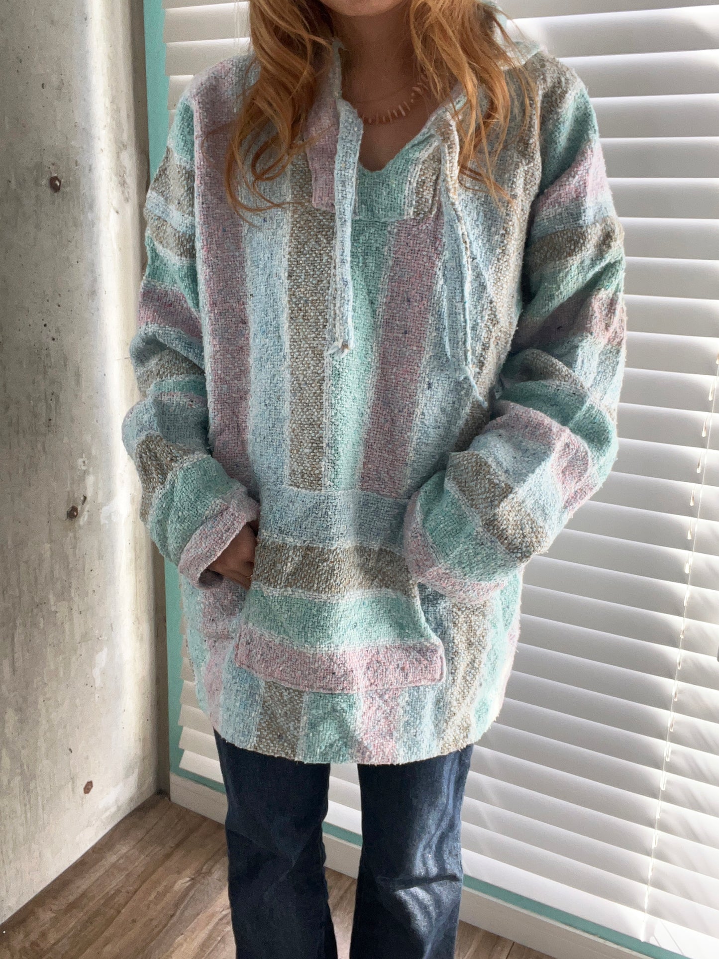 Pasutel mexican parka Baja Hoodie (About size:XL)
