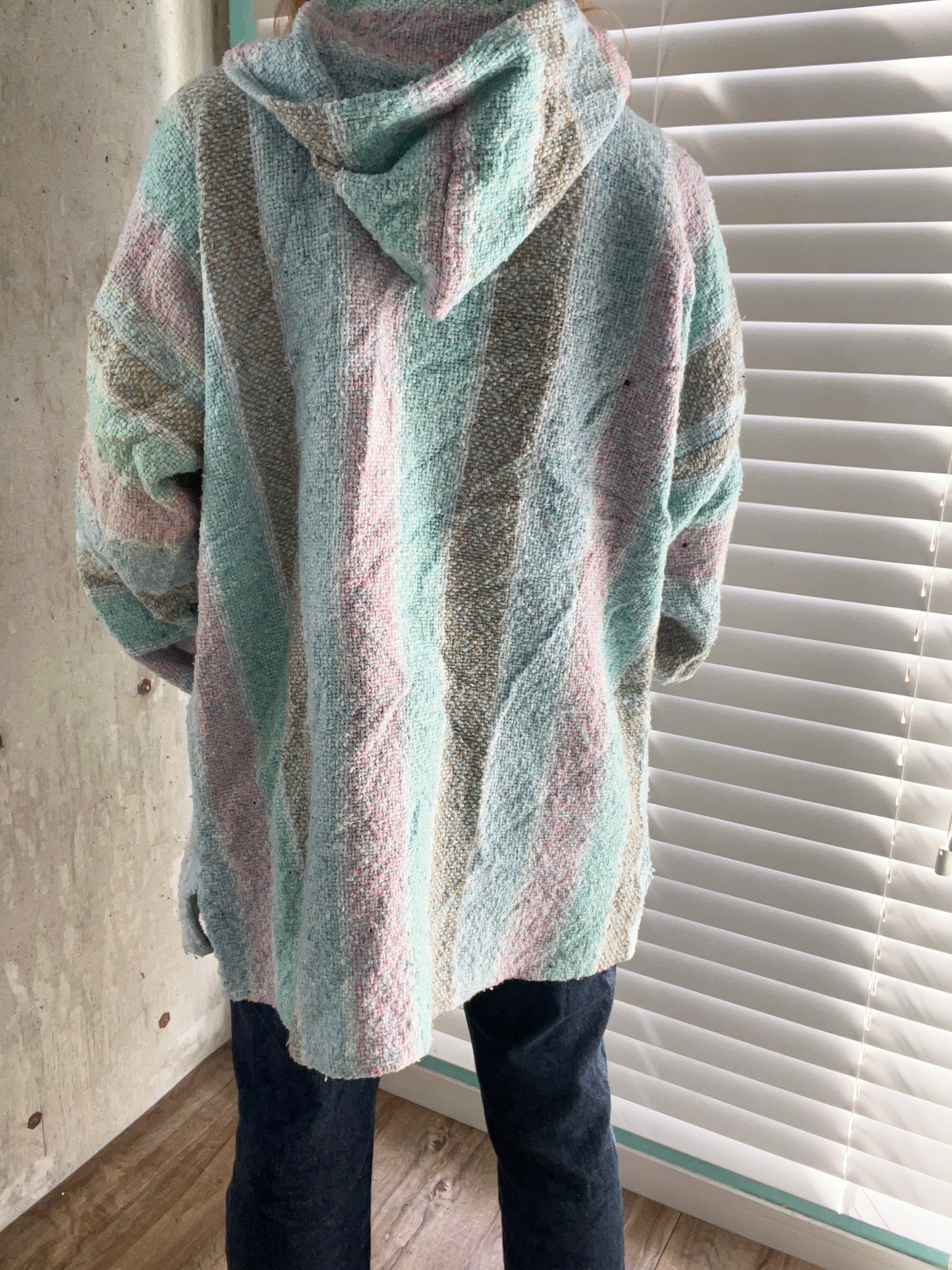 Pasutel mexican parka Baja Hoodie (About size:XL)