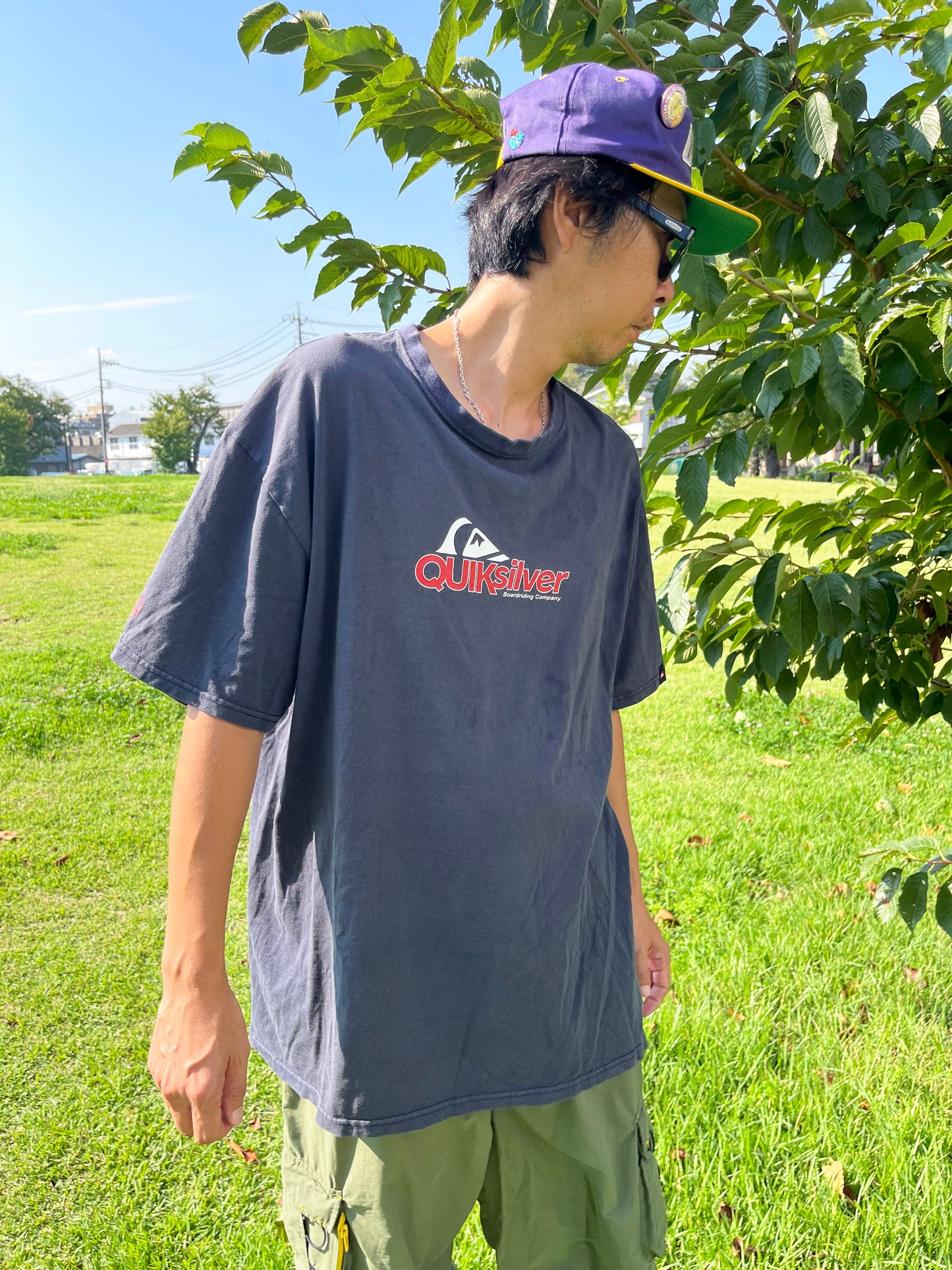00's QuikSilver Boardriding Company Surf T-shirt (men's XL)