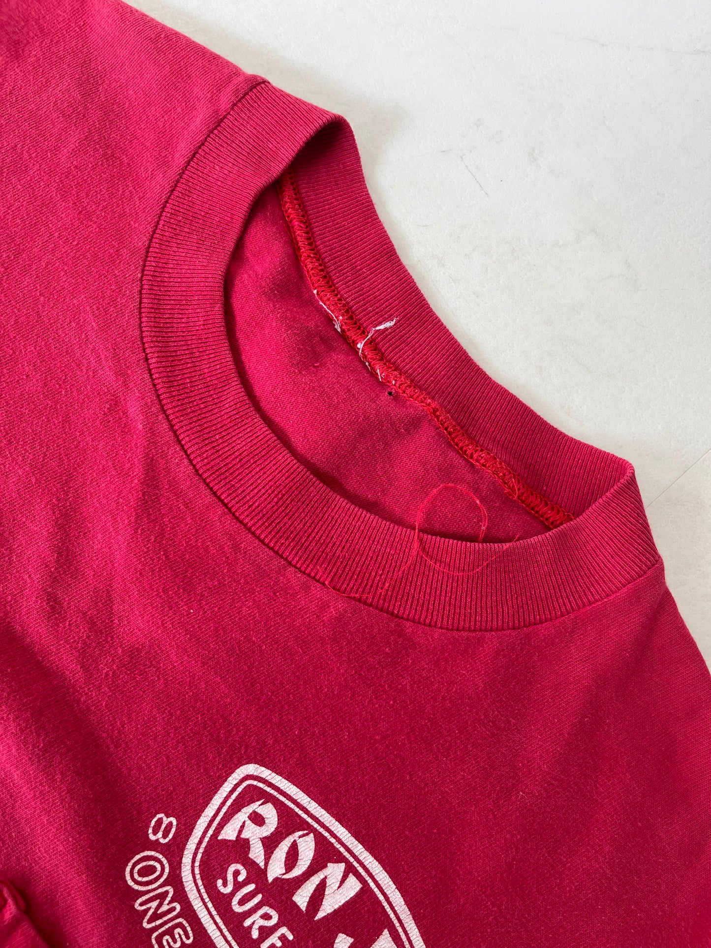 【RONJON SURF SHOP】80's RONJON SURF SHOP Surf Cruiser Pocket T-shirt (About men's M)