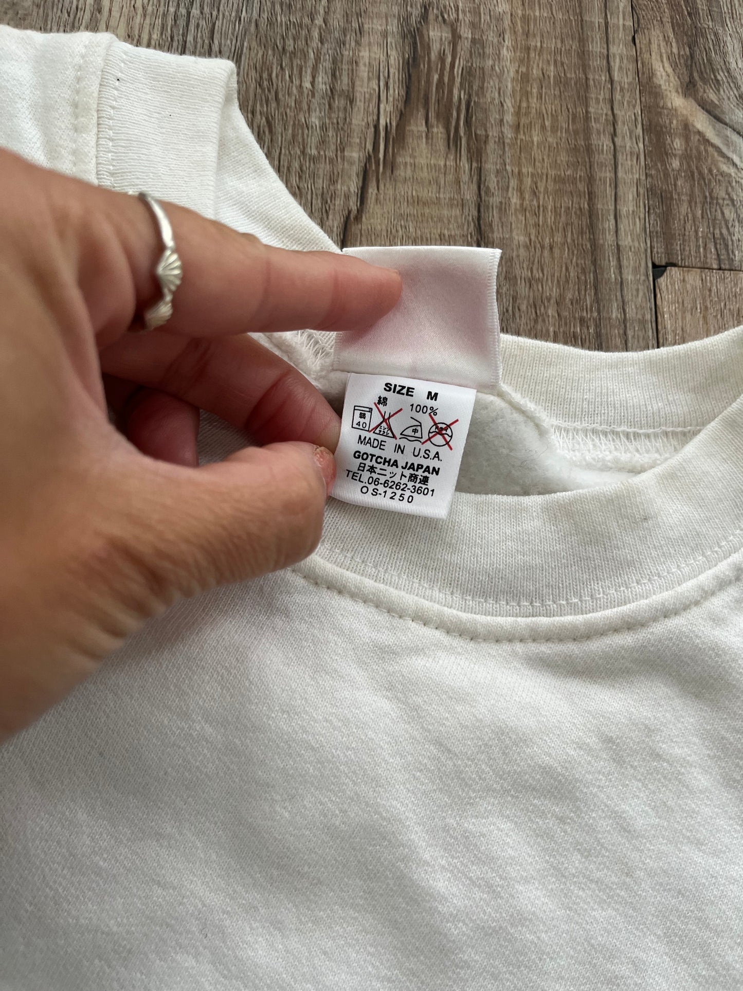 【Girls Surf Collection】Girl star Y2K Surf Sweat shirt (women's M)