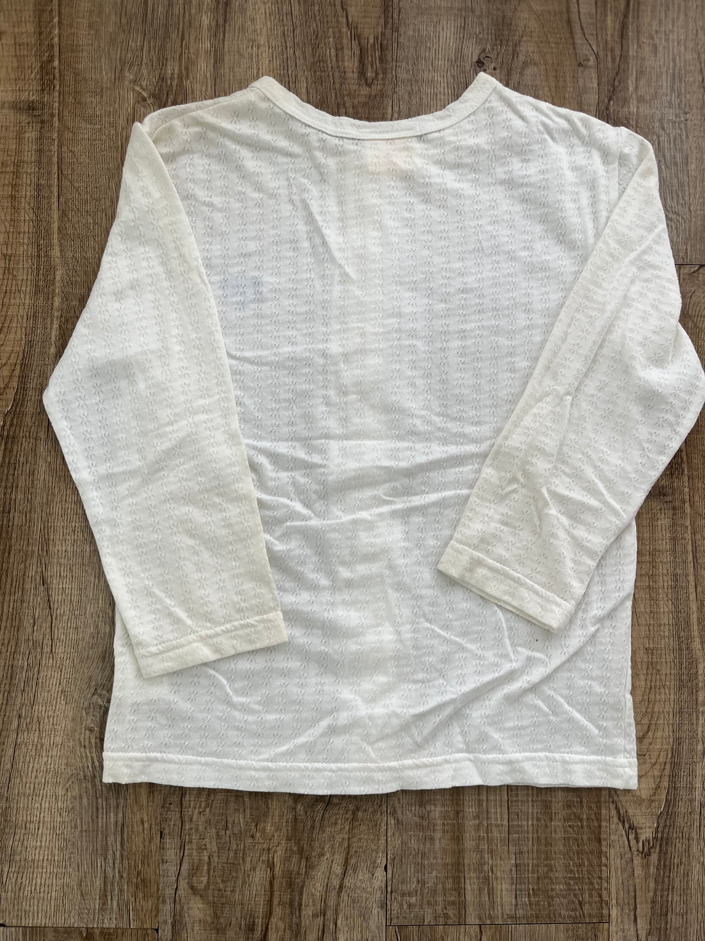 【Girls Surf Collection】00's Tahchee Australia Cotton Cardigan white (size M)