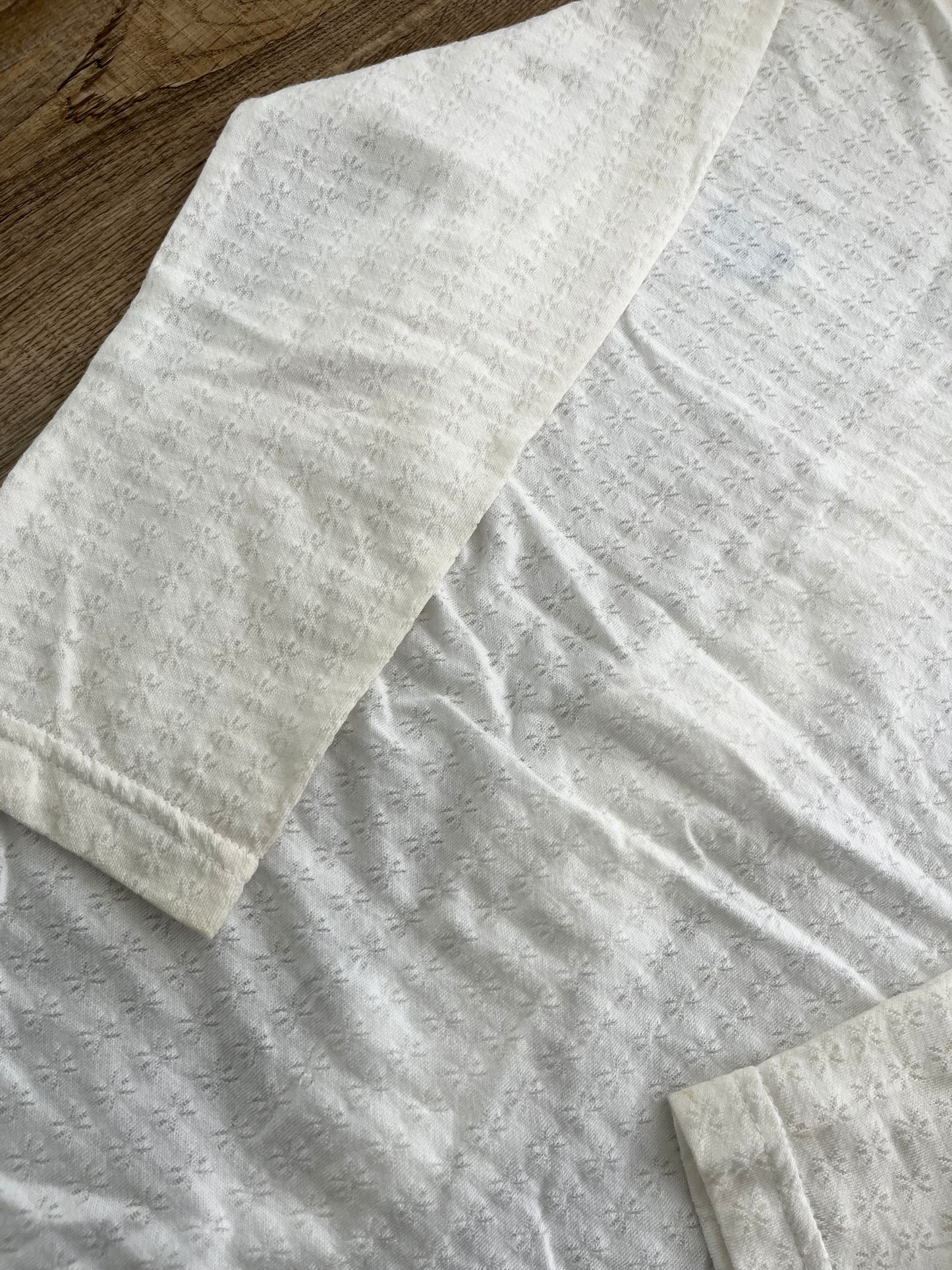 【Girls Surf Collection】00's Tahchee Australia Cotton Cardigan white (size M)