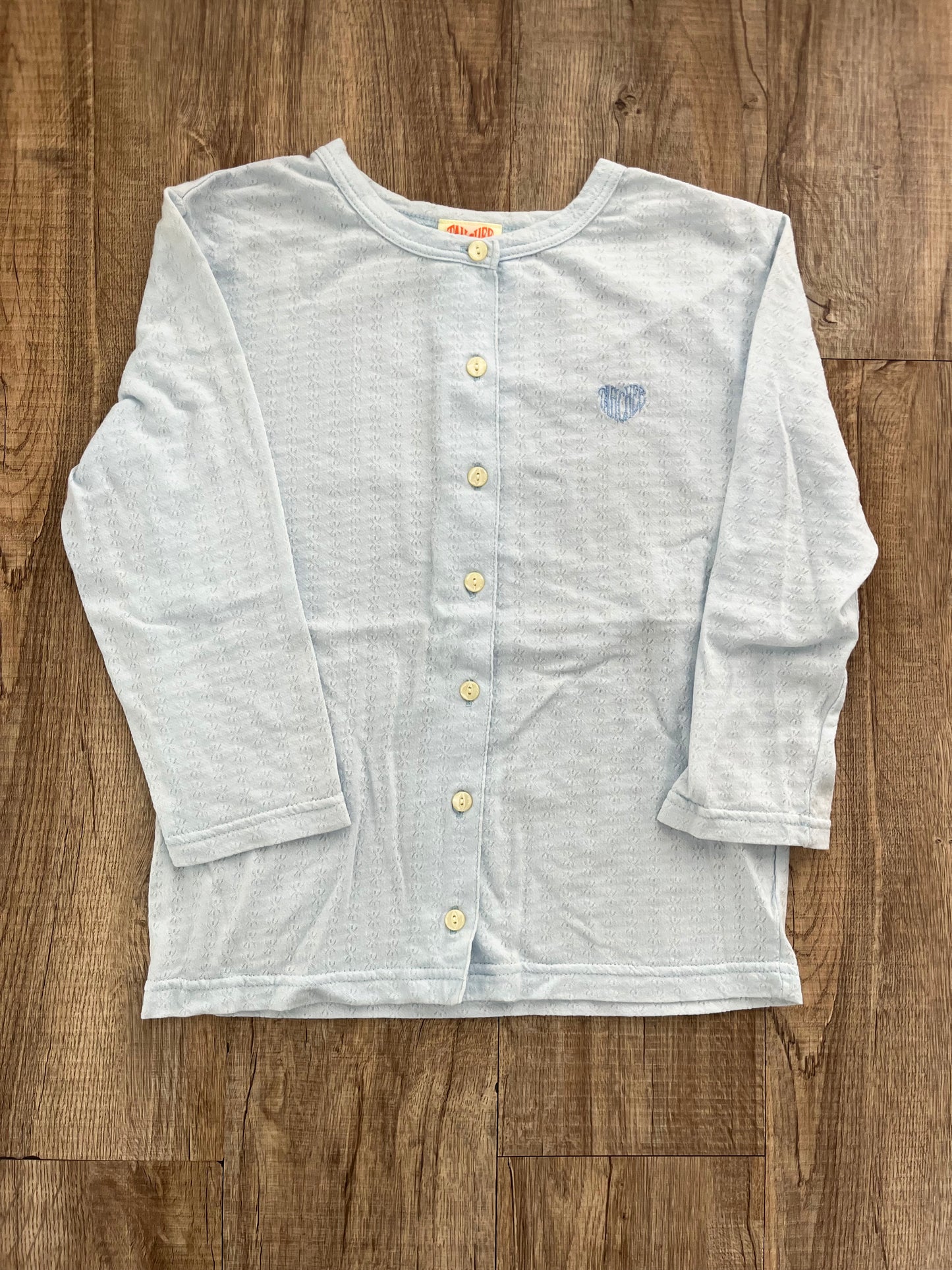 【Girls Surf Collection】00's Tahchee Australia Cotton Cardigan Sax (size M)