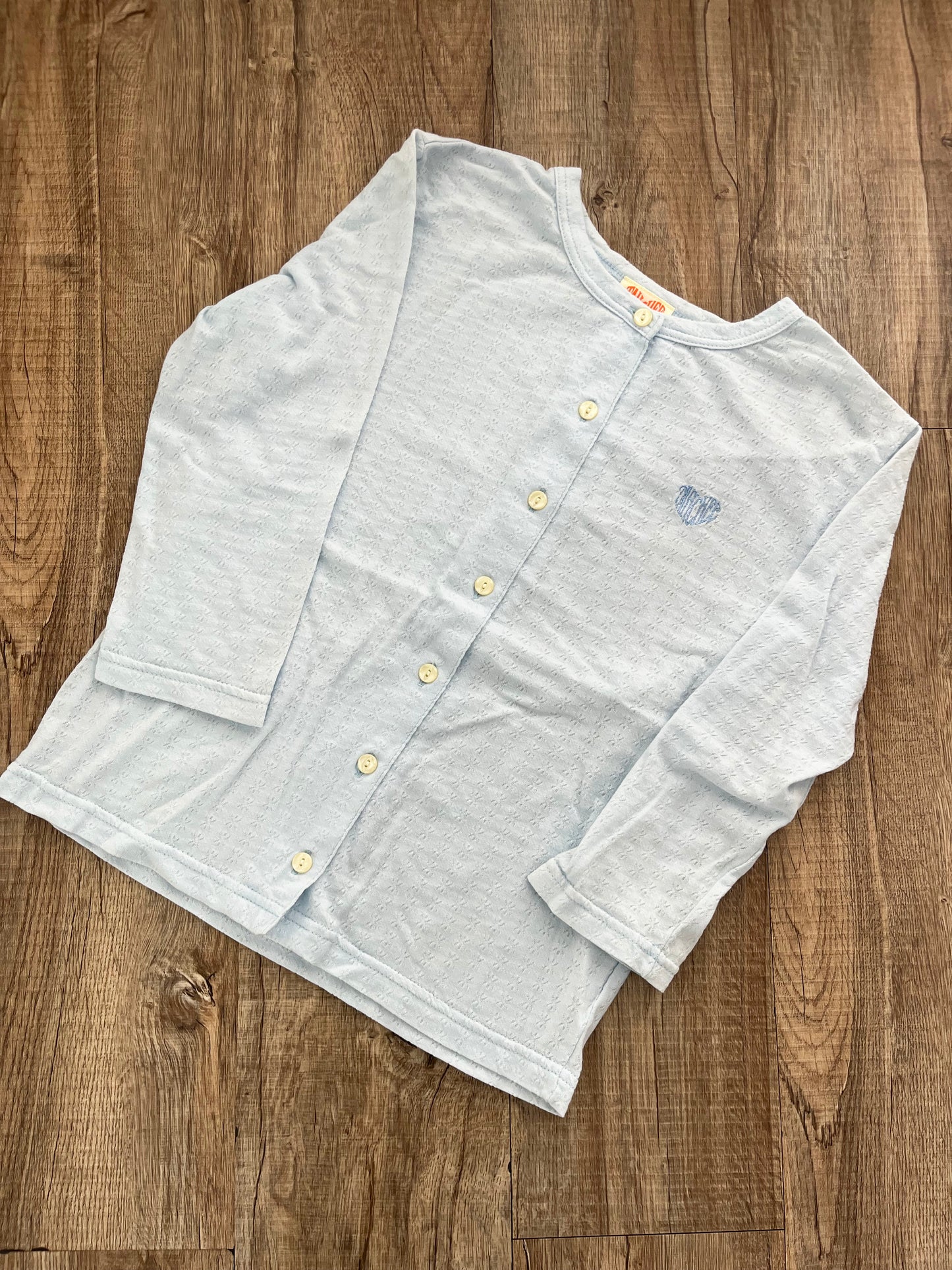 【Girls Surf Collection】00's Tahchee Australia Cotton Cardigan Sax (size M)