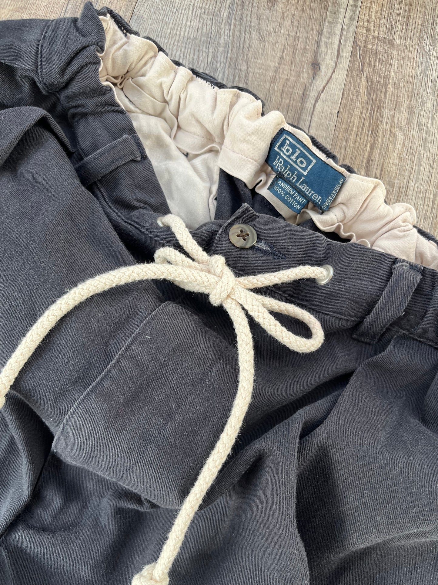 【Remake】90's POLO by Ralph Lauren Easy Chino pants Black (About men's S-M)