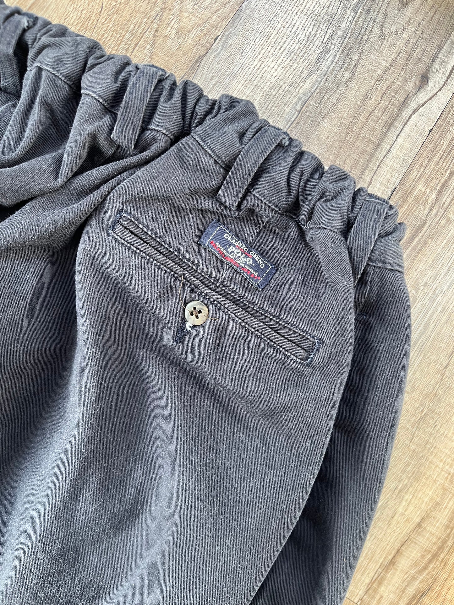 【Remake】90's POLO by Ralph Lauren Easy Chino pants Black (About men's S-M)