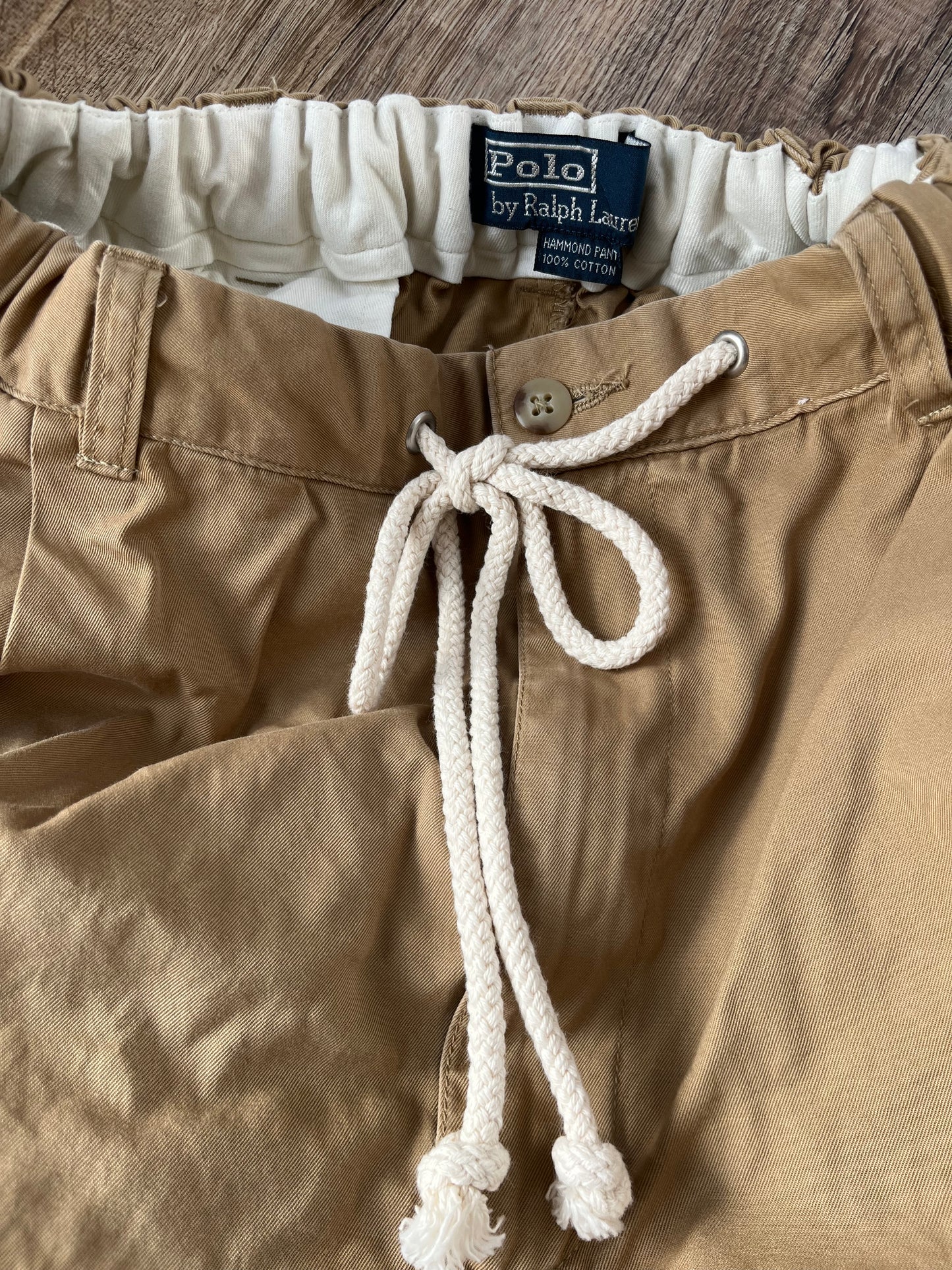 【Remake】90's POLO by Ralph Lauren Easy Chino pants dark beige (About men's S-M)