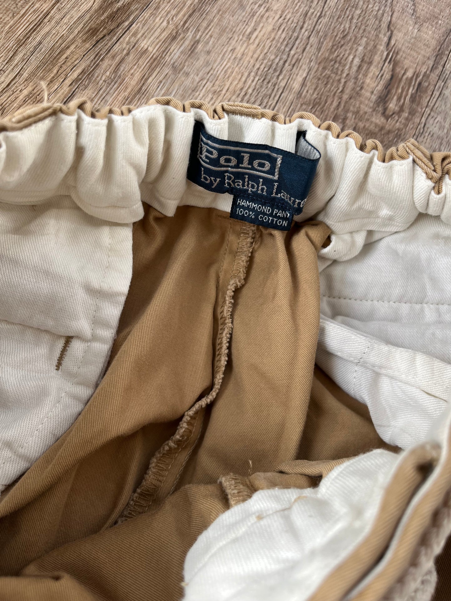 【Remake】90's POLO by Ralph Lauren Easy Chino pants dark beige (About men's S-M)