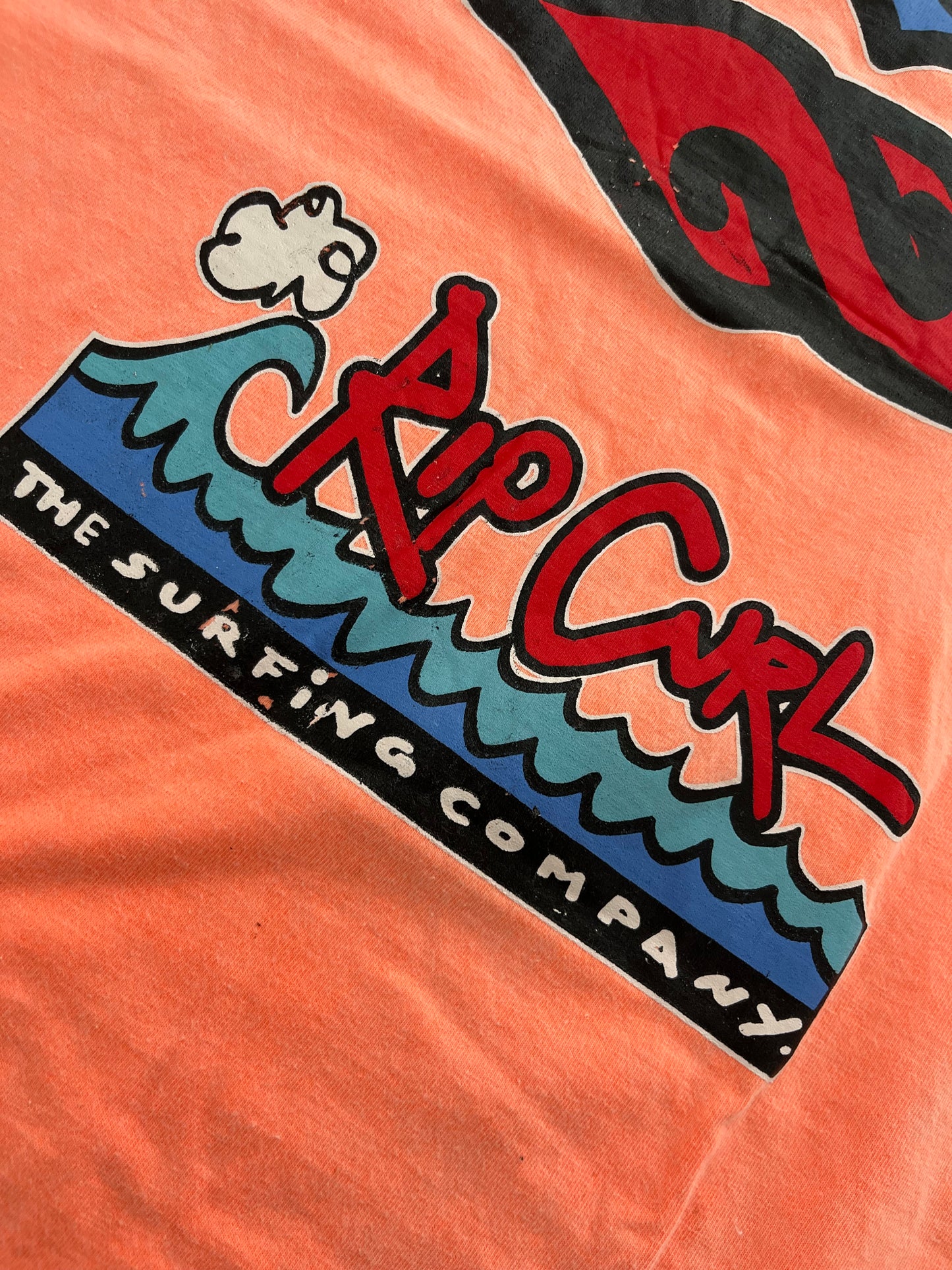 【Rip Curl】90's RipCurl Surf T-shirt (size 10 women's L相当)