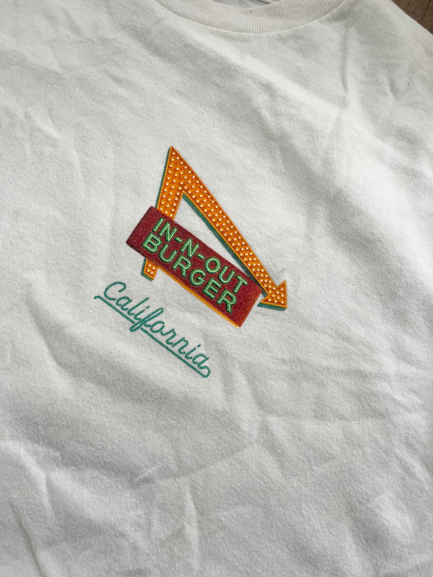 【USED】IN-N-OUT BURGER T-shirt (men's XL)
