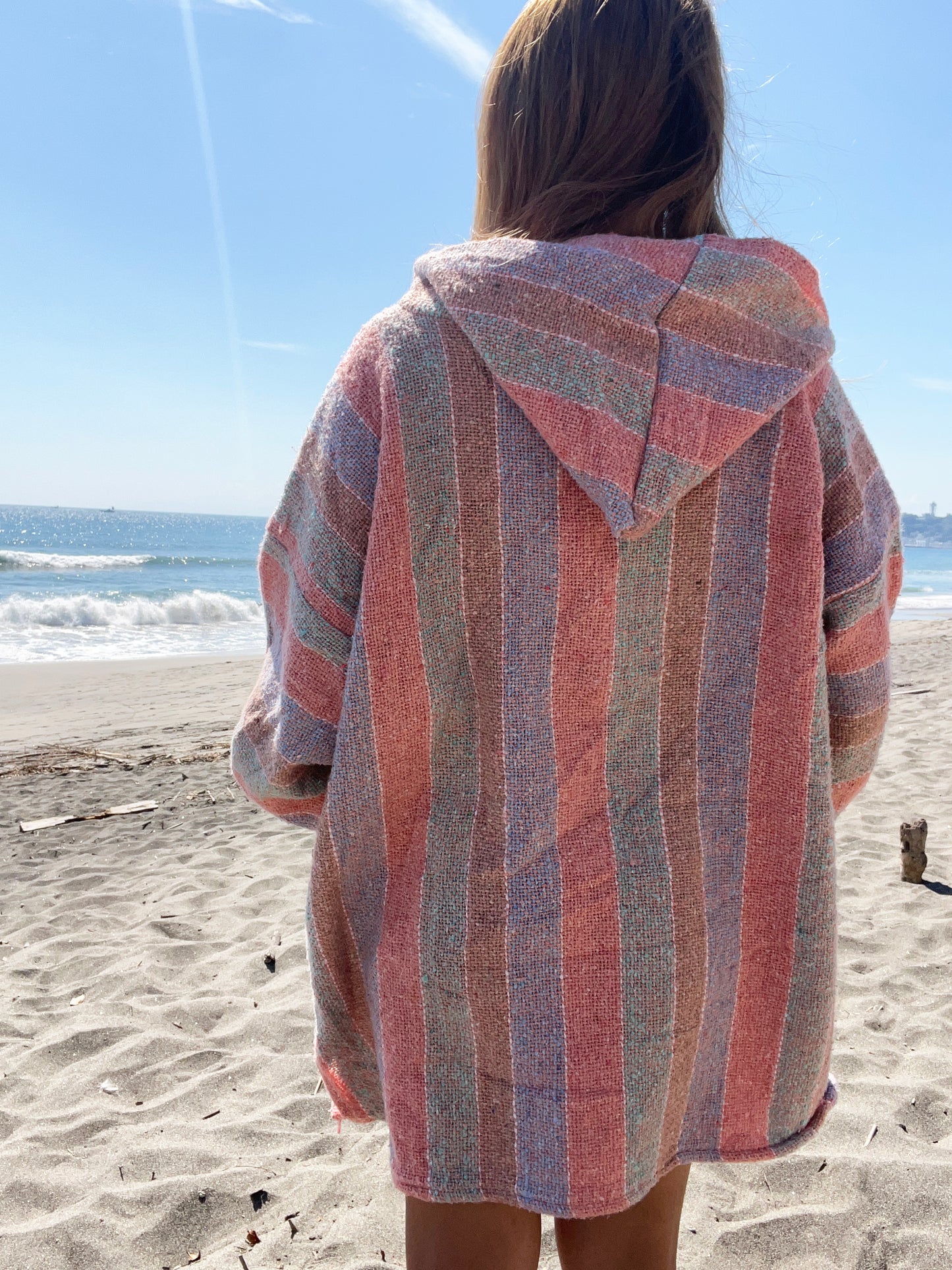 TEJIDOS TEPICOS Baja Hoodie Mexican Parka (size:XL)