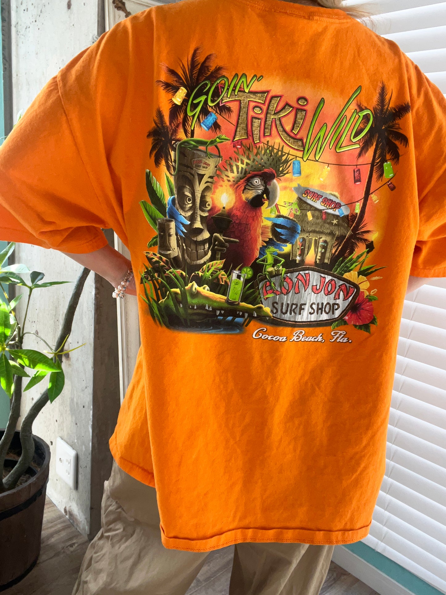 Y2K Ronjon Surf shop Go In Tiki Wild(men's 3XL)
