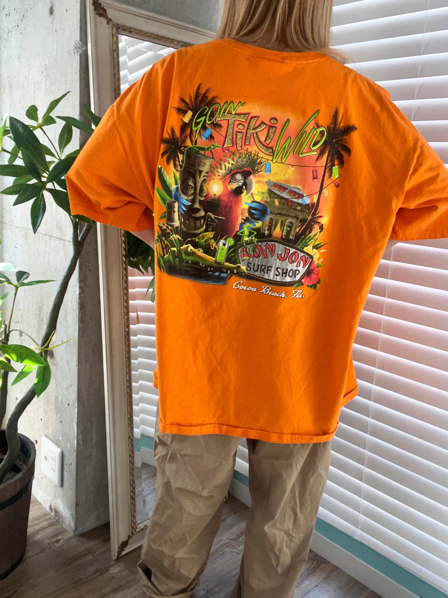 Y2K Ronjon Surf shop Go In Tiki Wild(men's 3XL)