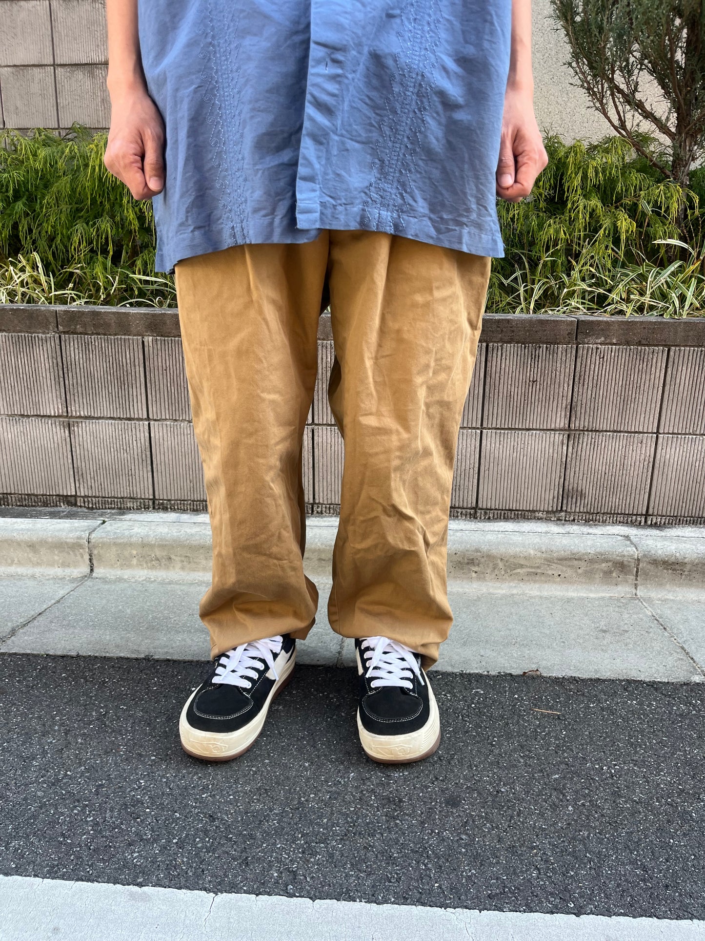 【Remake】90's POLO by Ralph Lauren Easy Chino pants dark beige (About men's S-M)