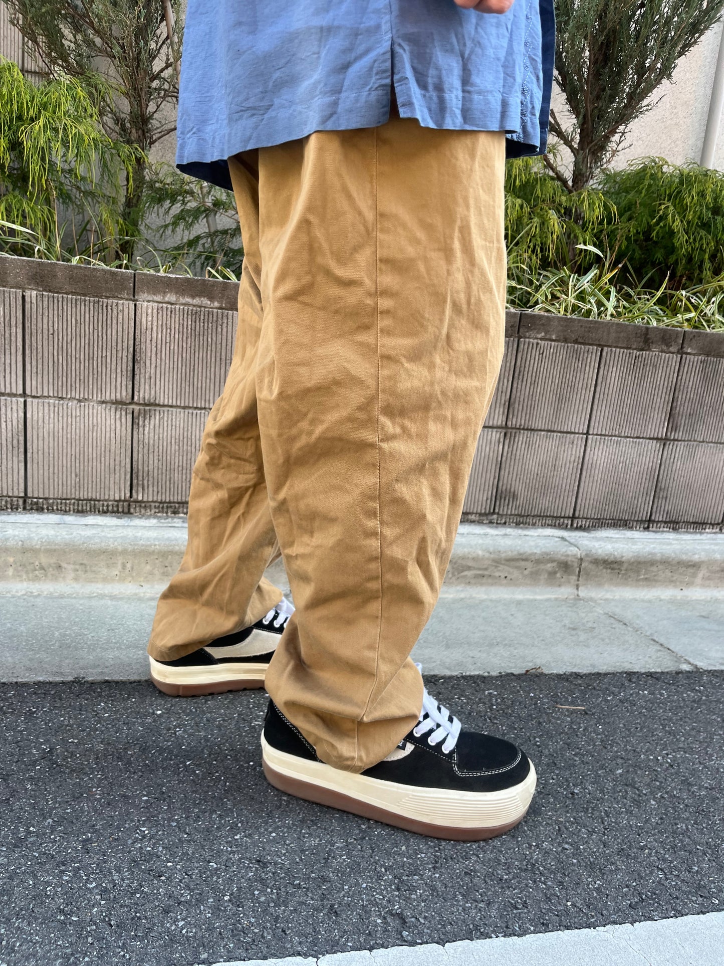 【Remake】90's POLO by Ralph Lauren Easy Chino pants dark beige (About men's S-M)