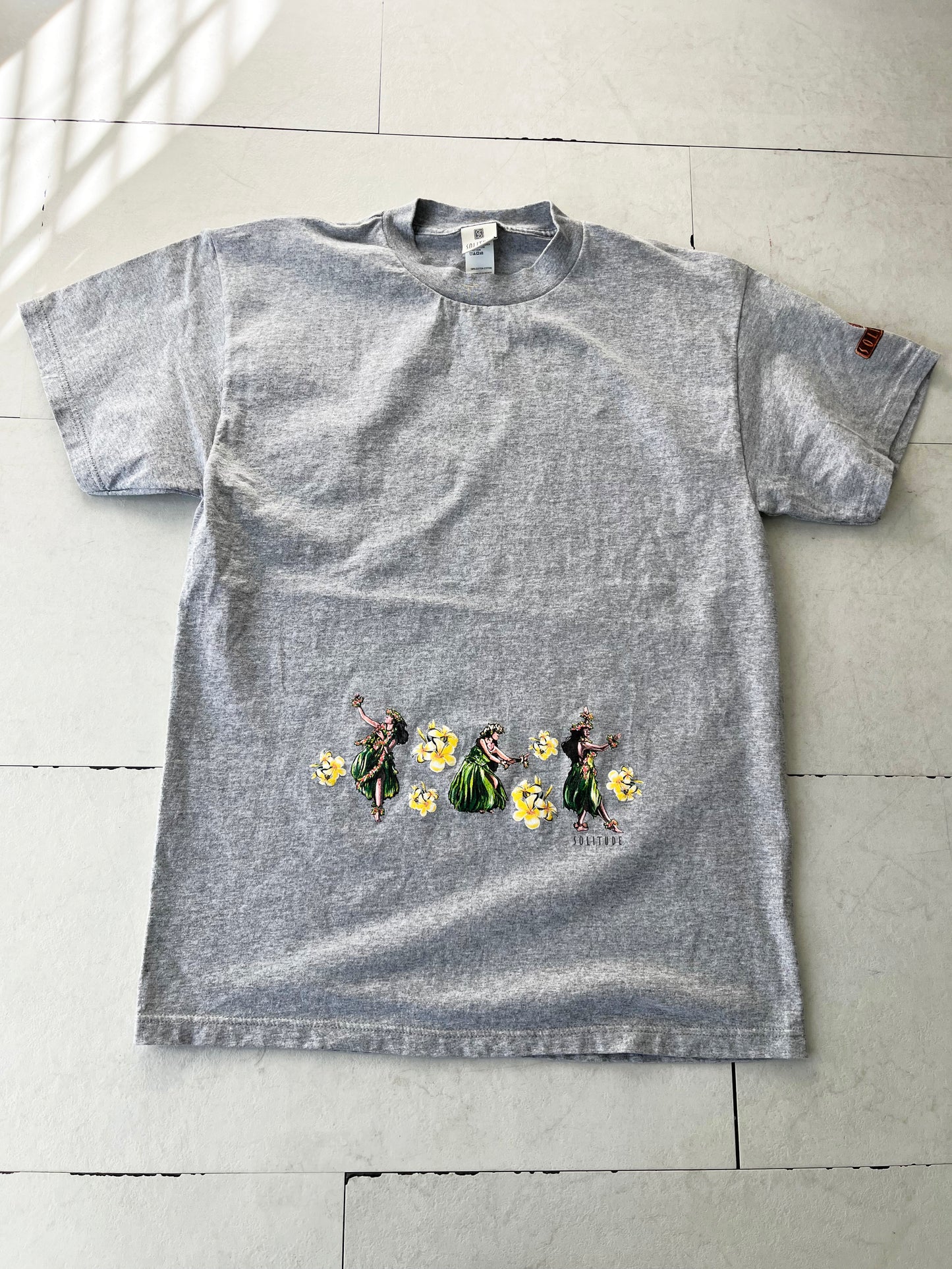 【Legend Surf Collection】solitude Hawaiian T-shirt Gray(men's M)