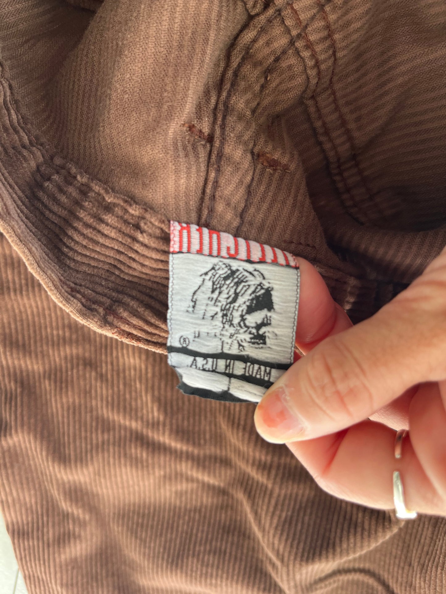 【Legend surf collection】90's Christian Fletcher corduroy short pants USA Dead stock one wash (size XL)