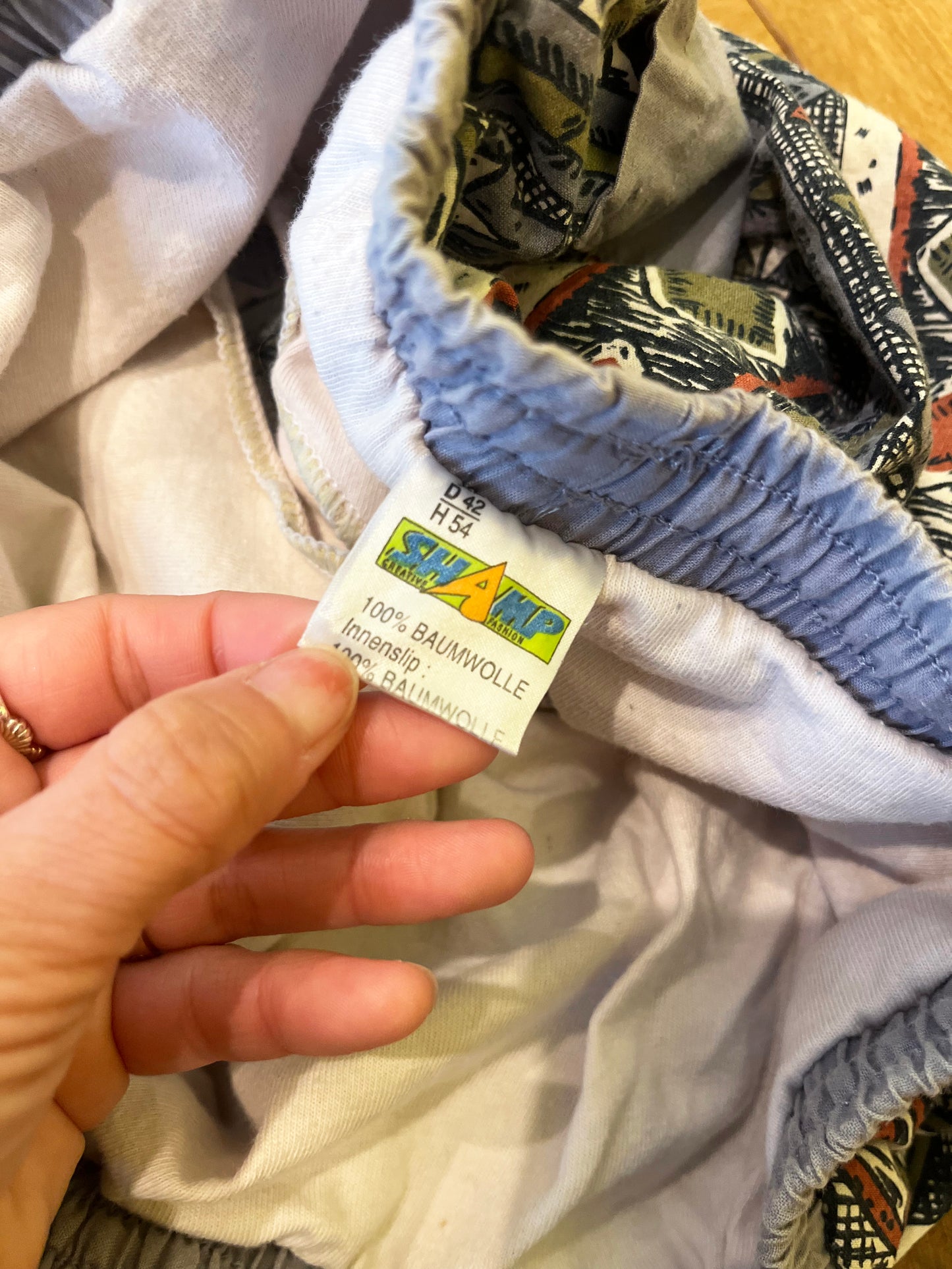 【EURO vintage】Shamp Cotton beach shorts (men's XL)