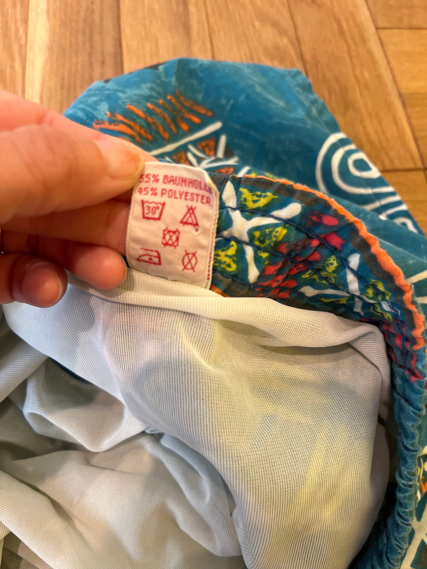 【Euro vintage】PLAYCREW OCEANS Cotton Beach Shorts (men's L)