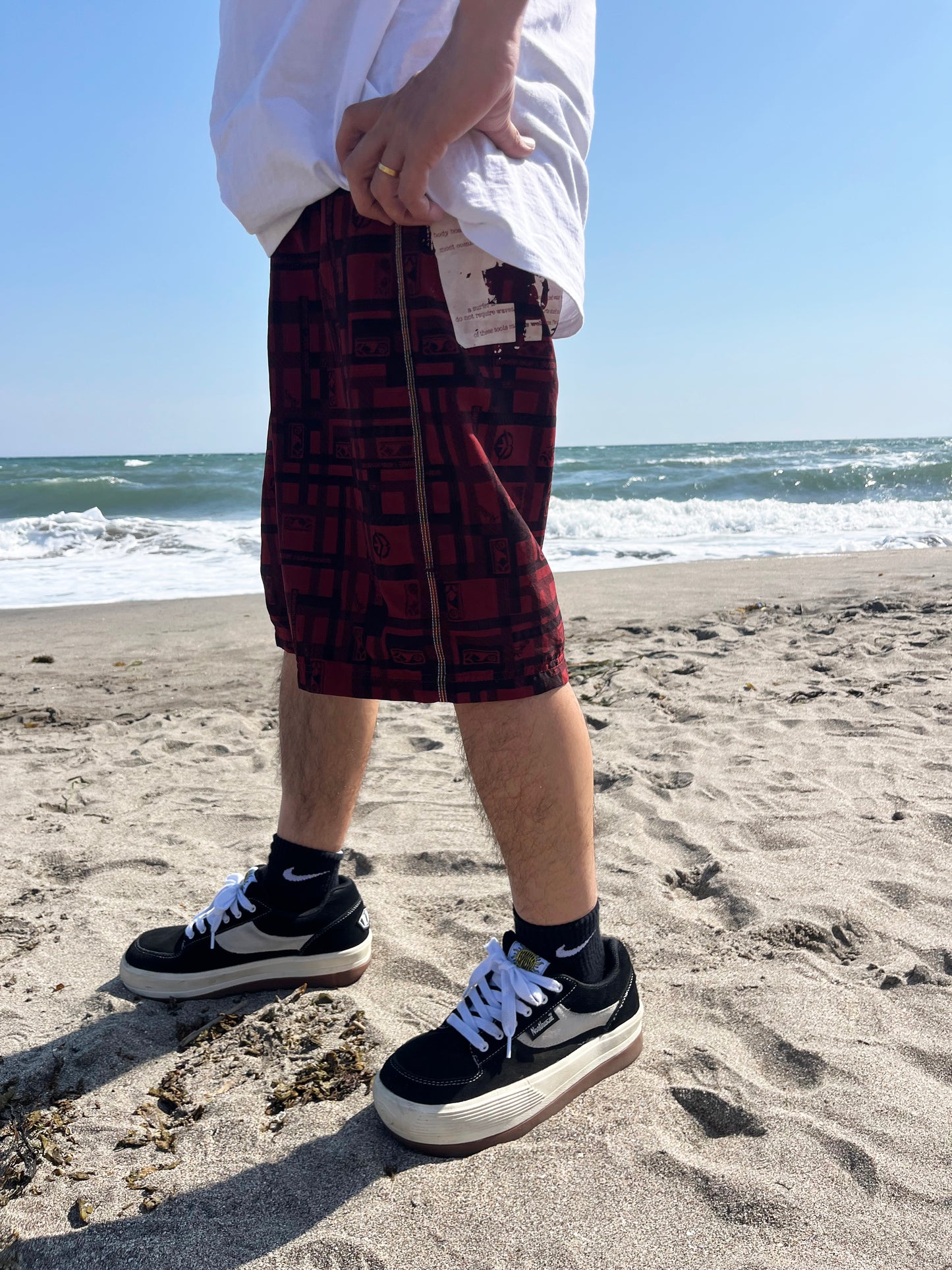 BAGGY Y2K ENGINE SURF BOARDS Board Shorts (S/P)