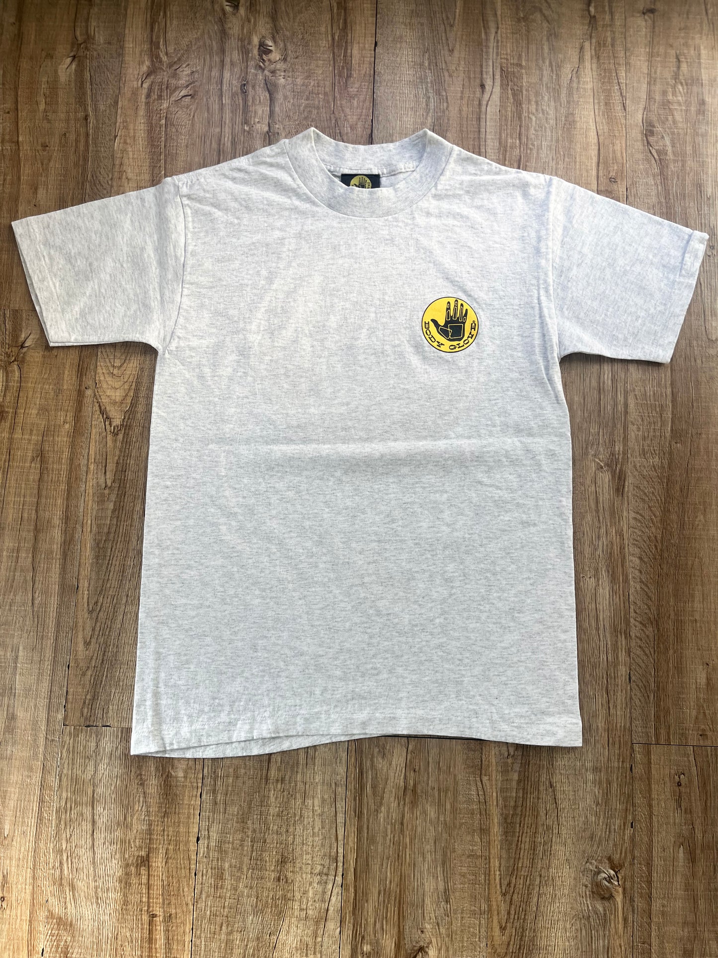 【BODY GLOVE】Dead Stock/one wash 80's vintage Big Logo T-shirt Gray Made in USA(men's M)