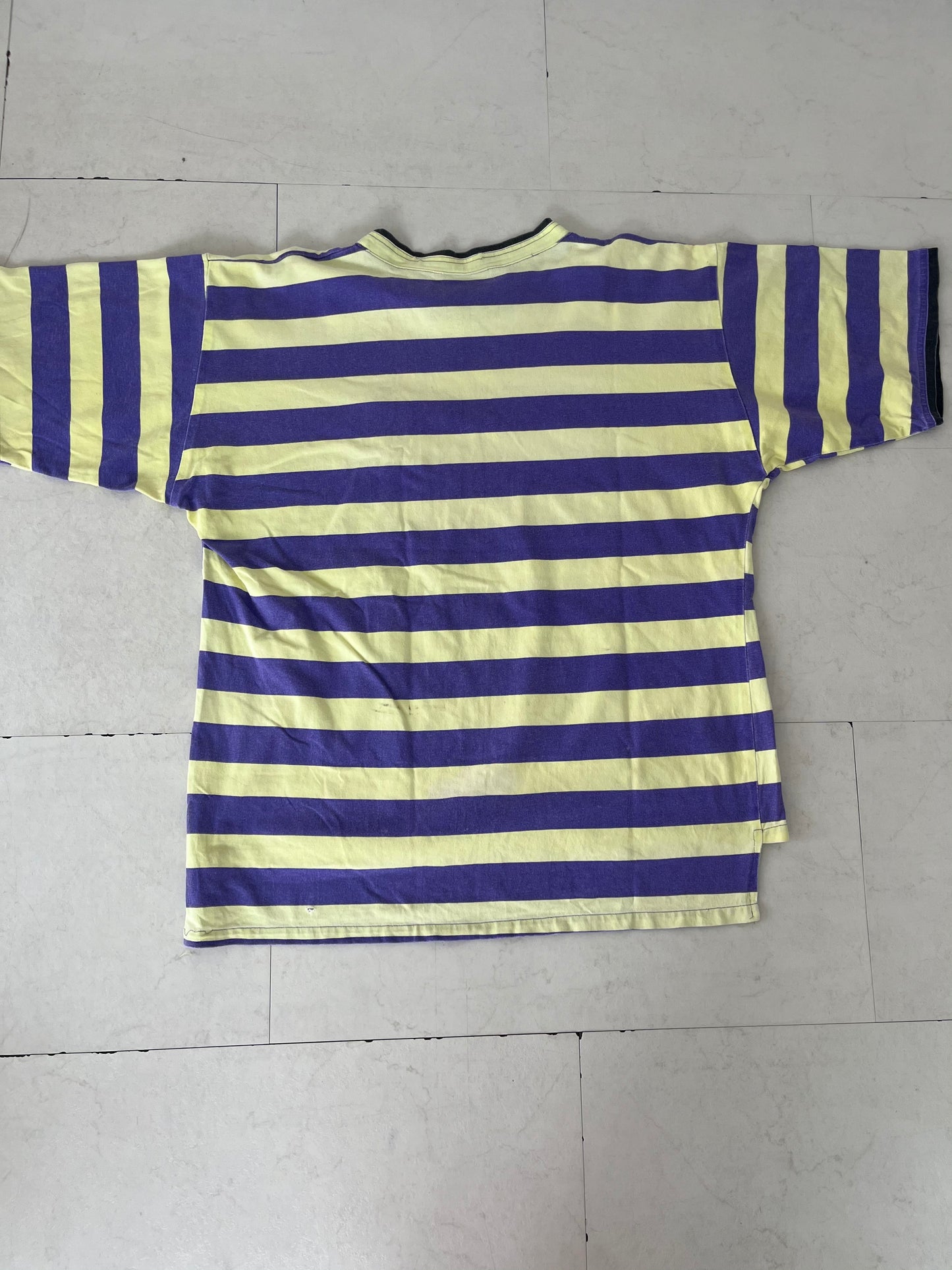 【Quiksilver】80's vintage Quiksilver striped T-shirt Made in USA(men's L)