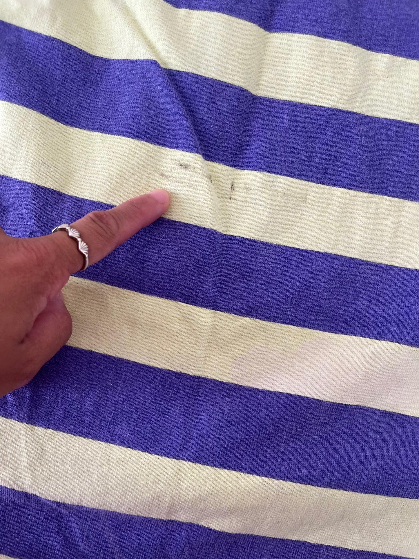 【Quiksilver】80's vintage Quiksilver striped T-shirt Made in USA(men's L)