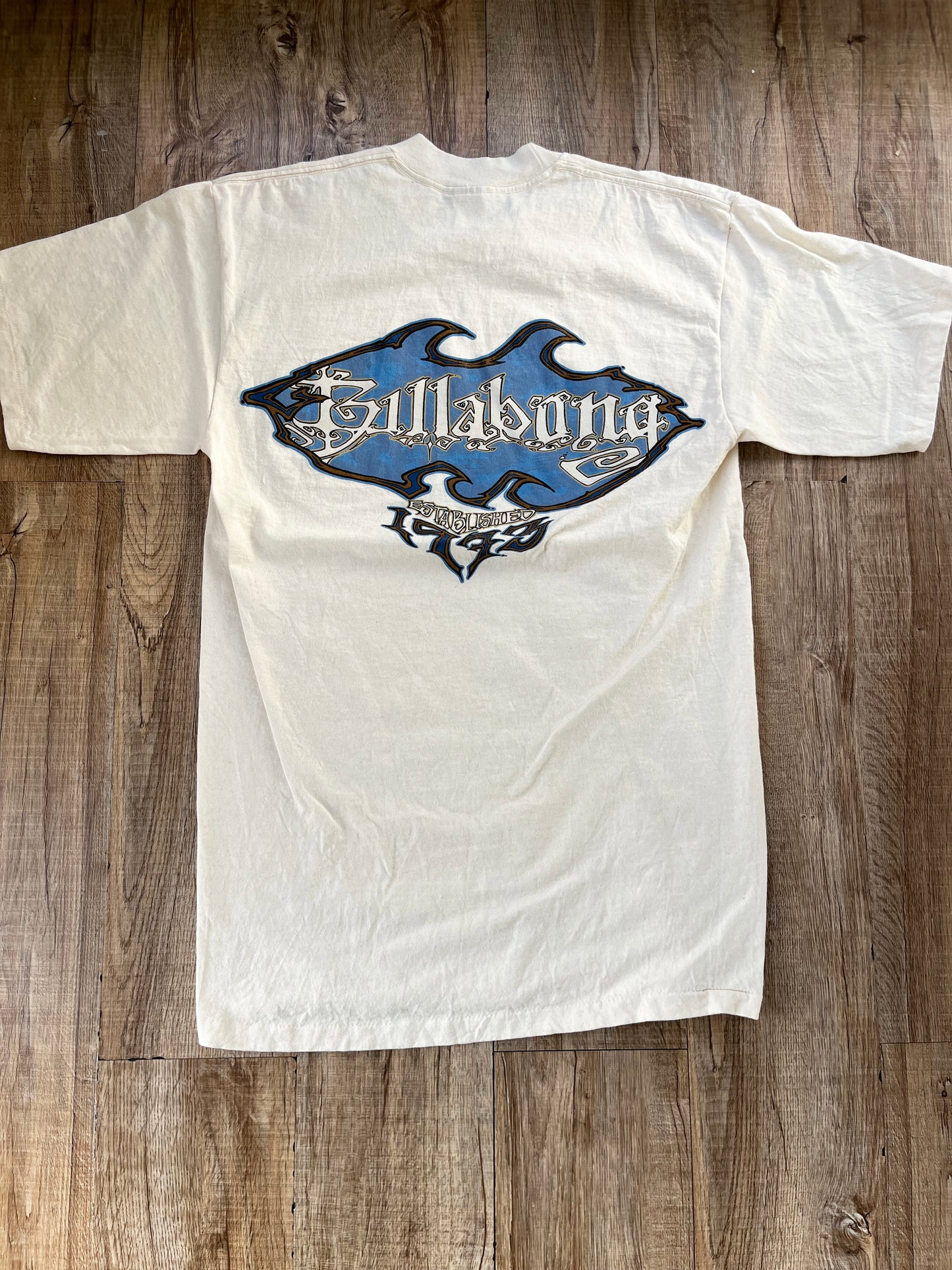 【Billabong】90's Billabong ESTABLISHED Surf T-shirt Made in USA(men's M)
