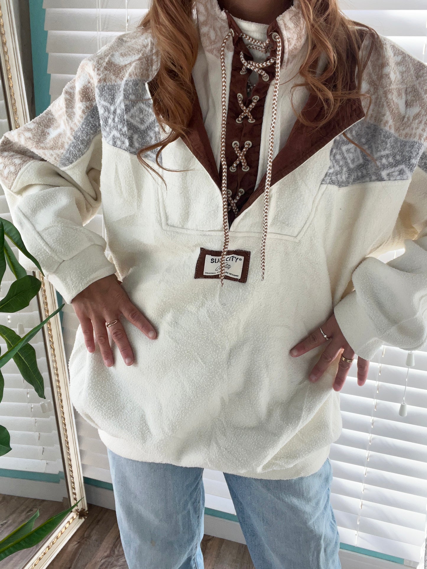 Euro vintage Suncity Paris Freece Jacket (women's L相当)