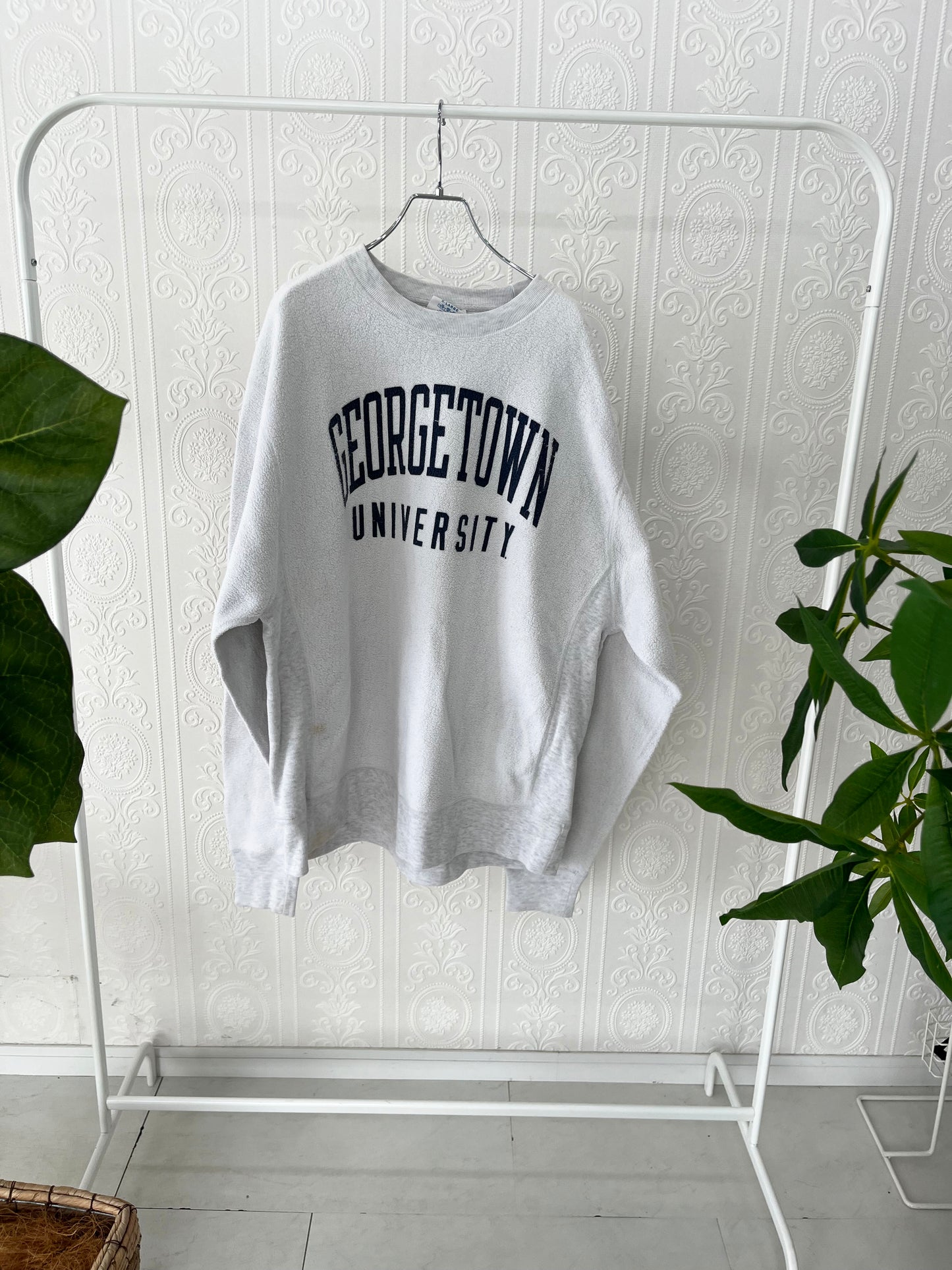 【champion】90's Vintage Georgetown university champion reverse weave sweatshirt (men's XL)