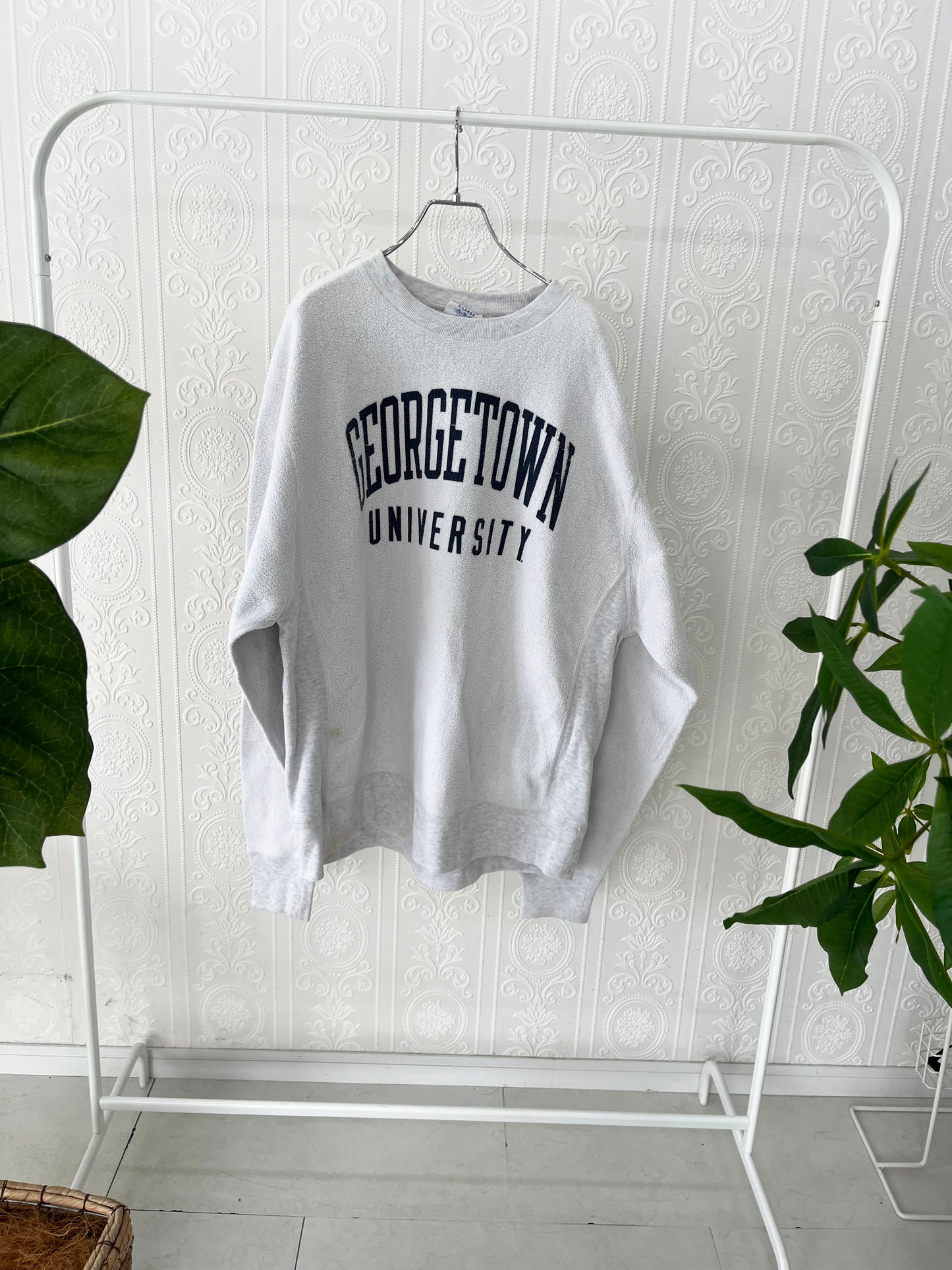 【champion】90's Vintage Georgetown university champion reverse weave sweatshirt (men's XL)