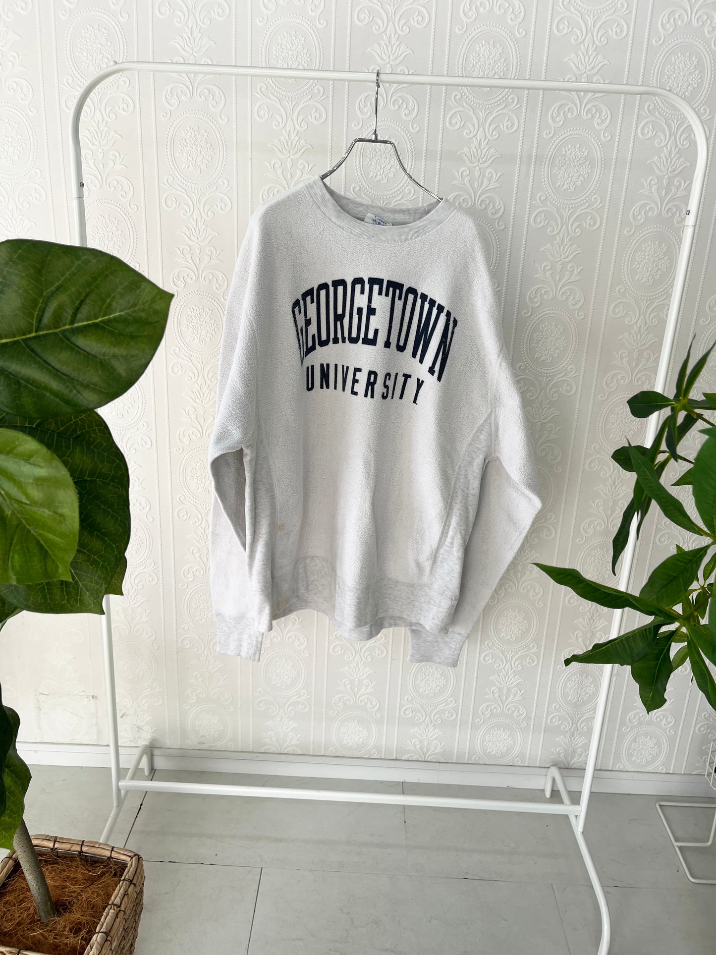 【champion】90's Vintage Georgetown university champion reverse weave sweatshirt (men's XL)
