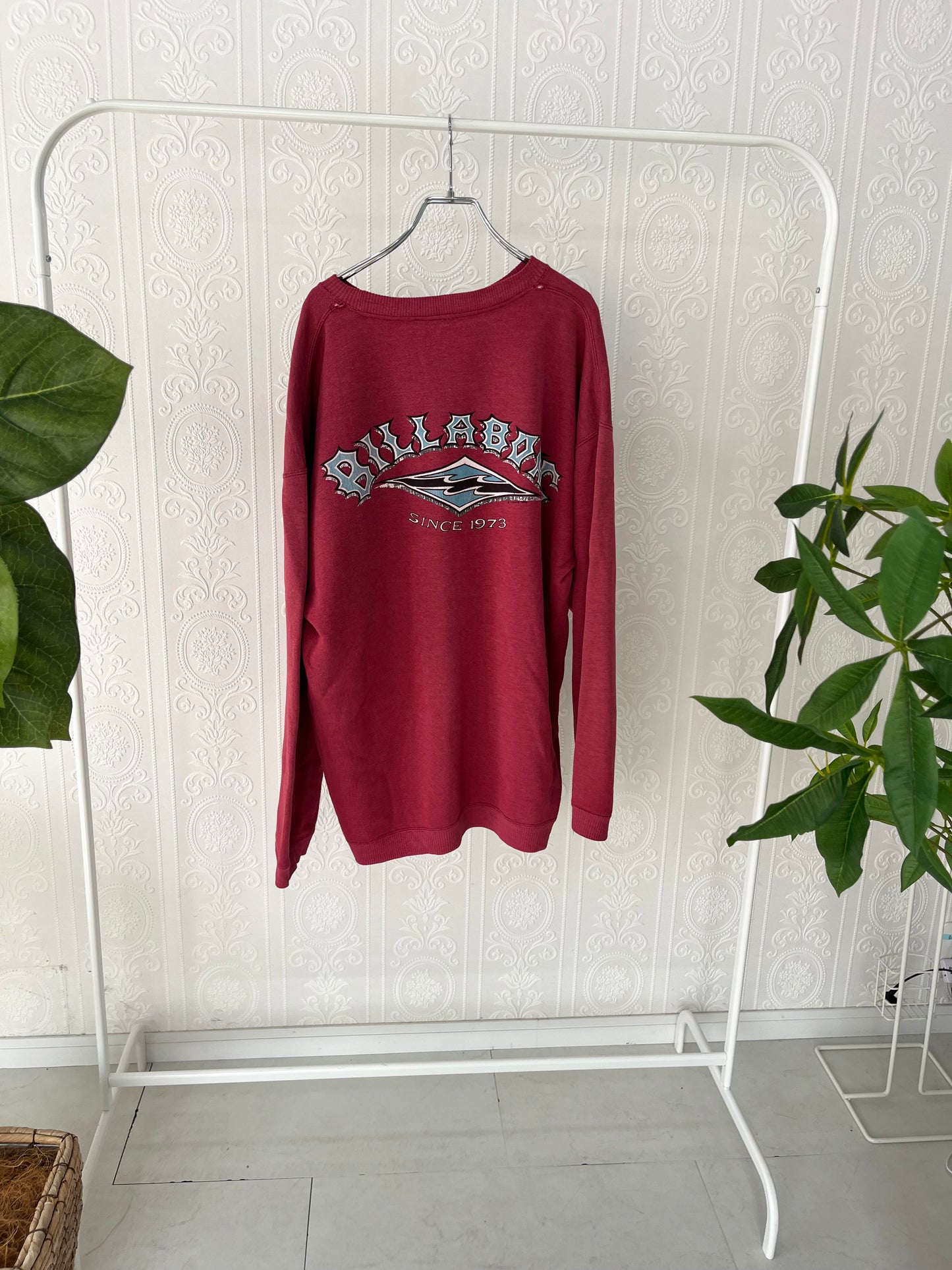 90's billabong big logo sweatshirt (About men's XL)