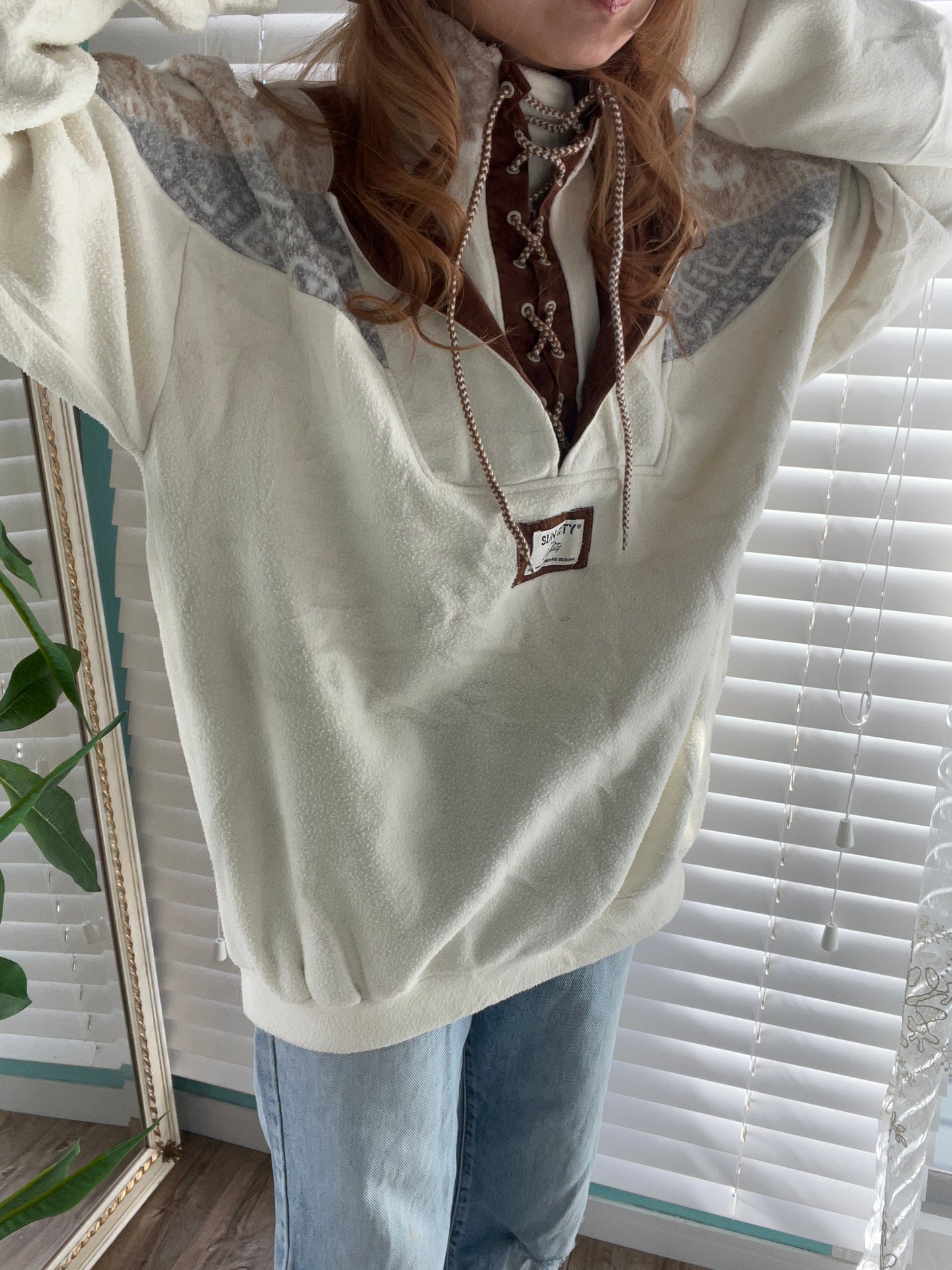 Euro vintage Suncity Paris Freece Jacket (women's L相当)