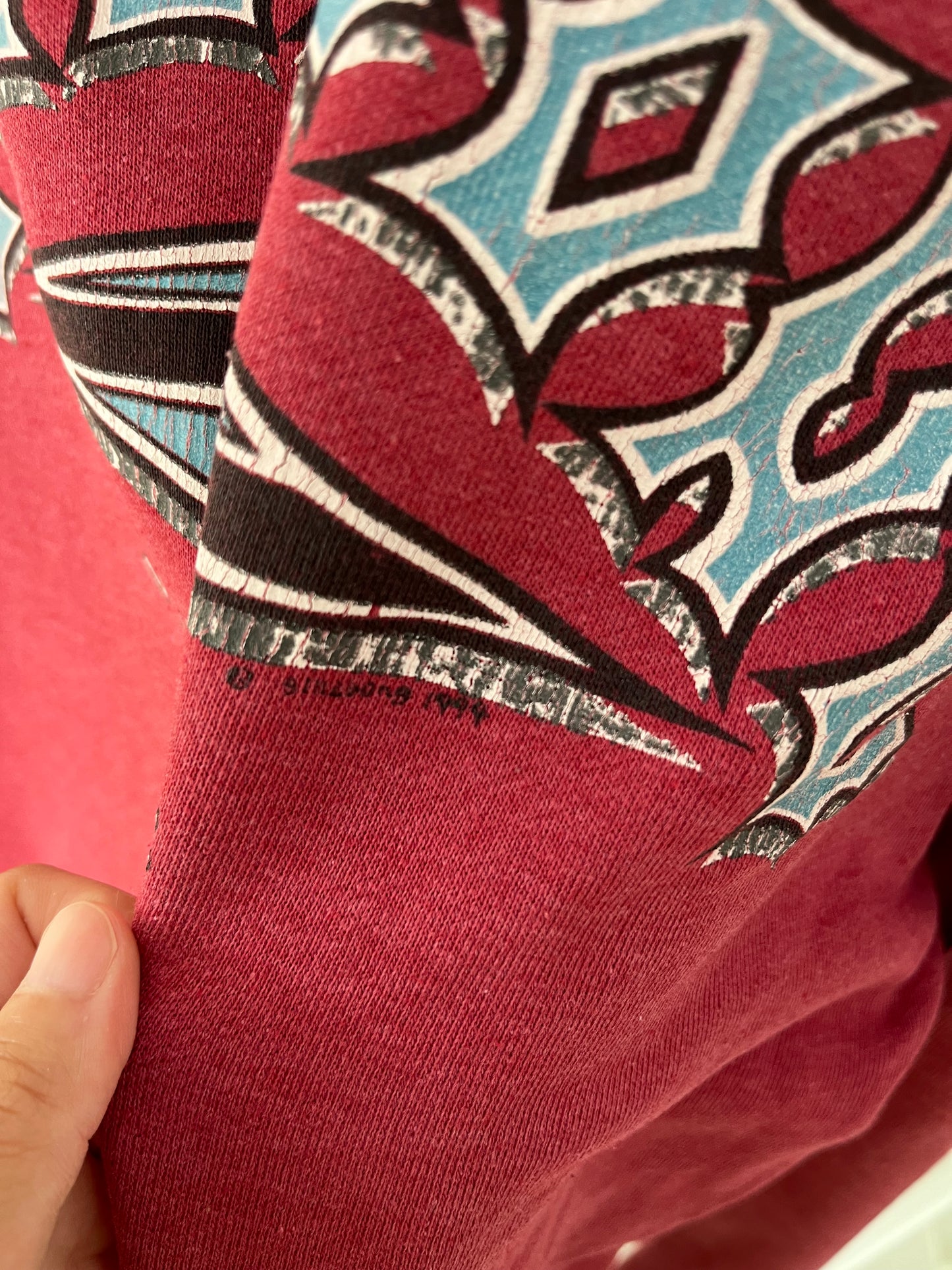 90's billabong big logo sweatshirt (About men's XL)