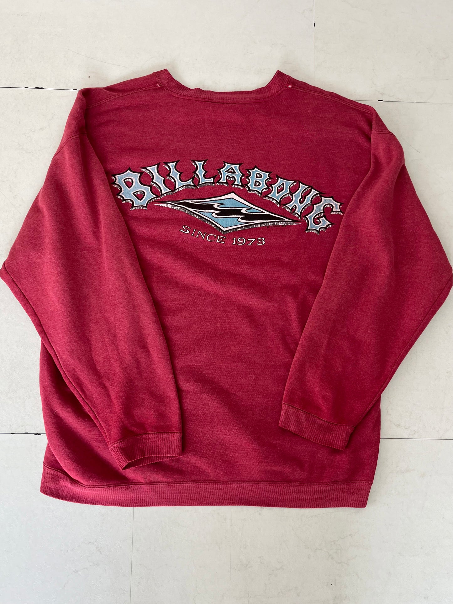 90's billabong big logo sweatshirt (About men's XL)