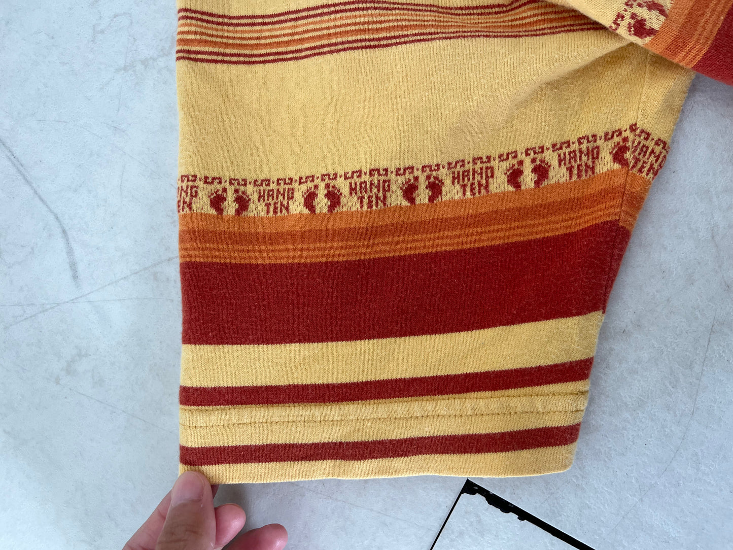 【Hang ten】00's Hang ten Striped Surf Pocket T-Shirt (men's XL)