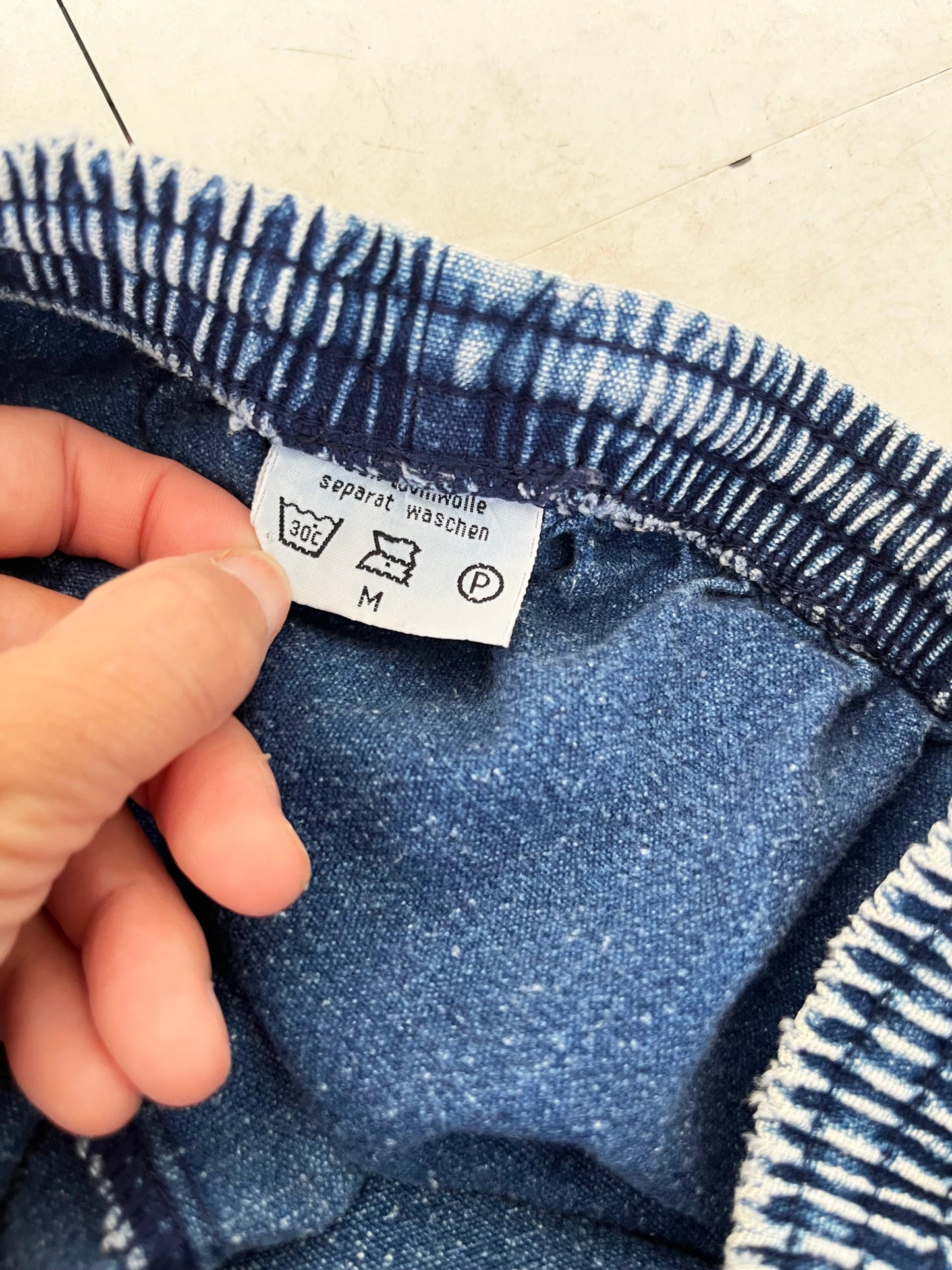 easy life chemical wash denim short pants (size M)