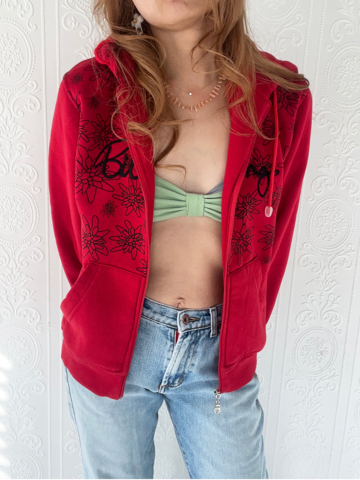 【Billabong】00's Billabong Y2k Surf Zip up Hoodie (women's S)
