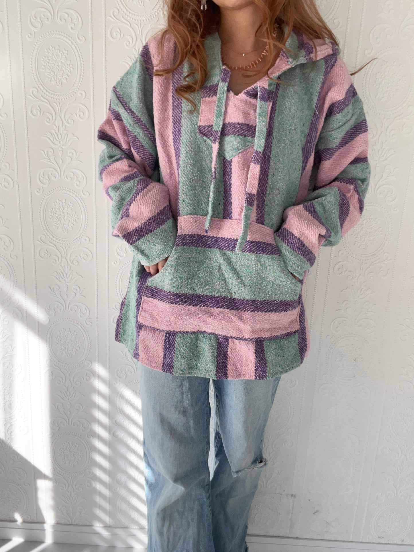 TIPICOS CUAHUTLE mexican parka Baja Hoodie (size:XL))